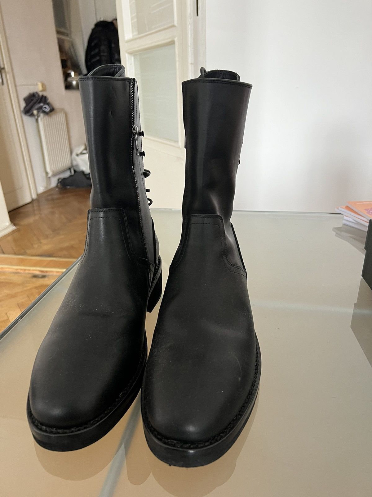 Ann Demeulemeester ann demeulemeester vitello lk. boots Size US 9 / EU 42 - 1 Thumbnail