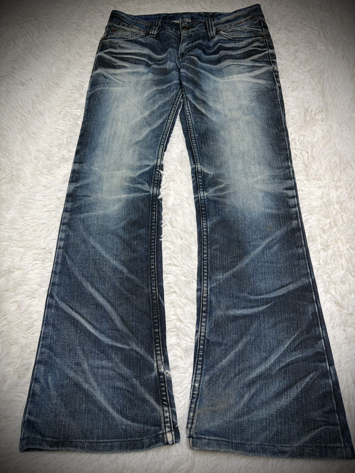 Japanese Brand Rare Casva whisker denim flared Size US 32 / EU 48 - 3 Thumbnail