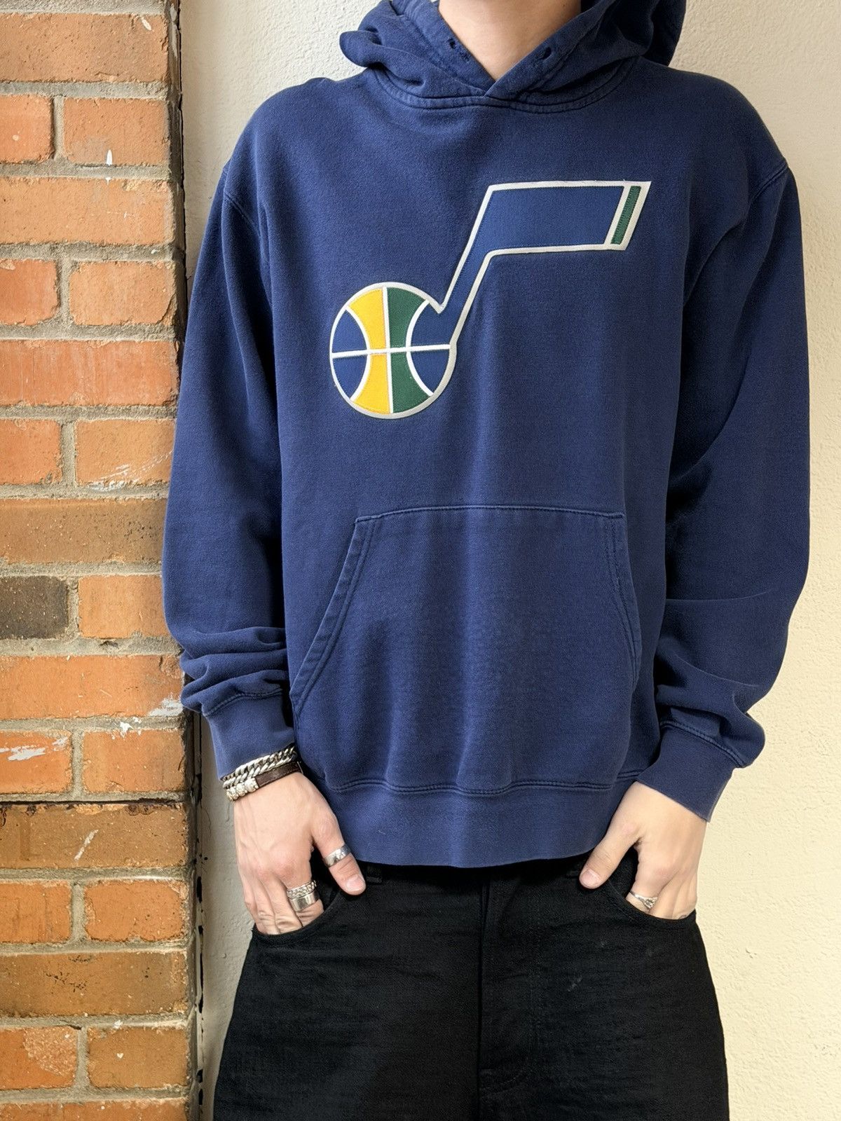 Navy blue jazz hoodie