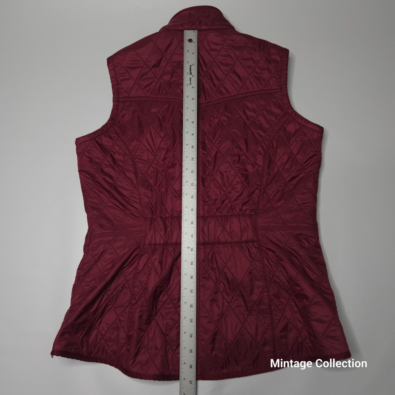 Barbour Barbour Cavalry Gilet Quilted Vest Fleece Lined Burgundy 10 Size L / US 10 / IT 46 - 14 Thumbnail