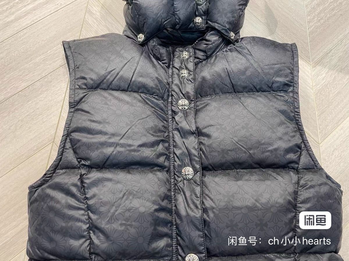 Chrome Hearts chrome hearts dark pattern down vest.xy Size US S / EU 44-46 / 1 - 2 Thumbnail
