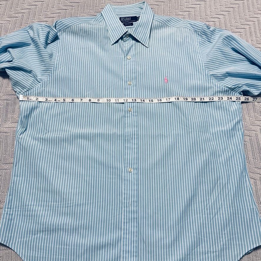 Polo Ralph Lauren Polo Ralph Lauren blue striped Andrew button down Size US XL / EU 56 / 4 - 6 Thumbnail