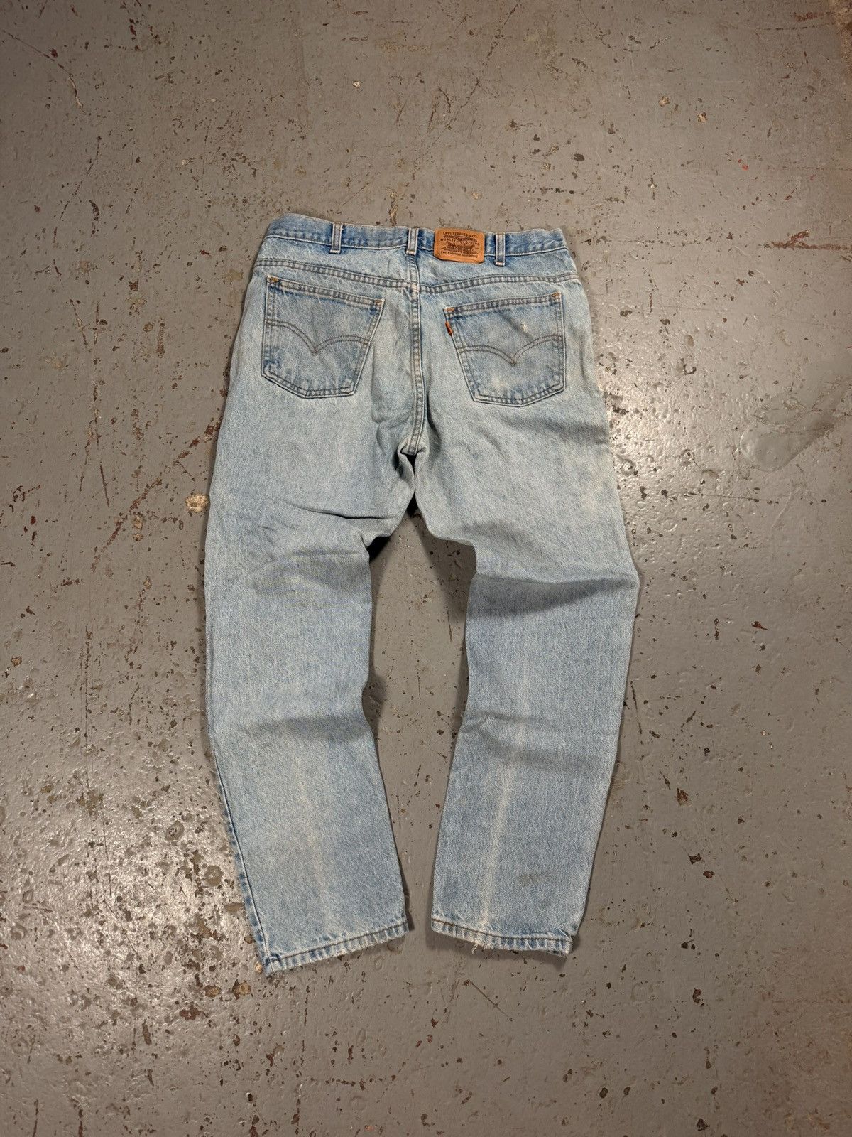 Levi's Vintage Clothing Vintage Distressed Orange Tag Levis Denim Size US 32 / EU 48 - 7 Thumbnail