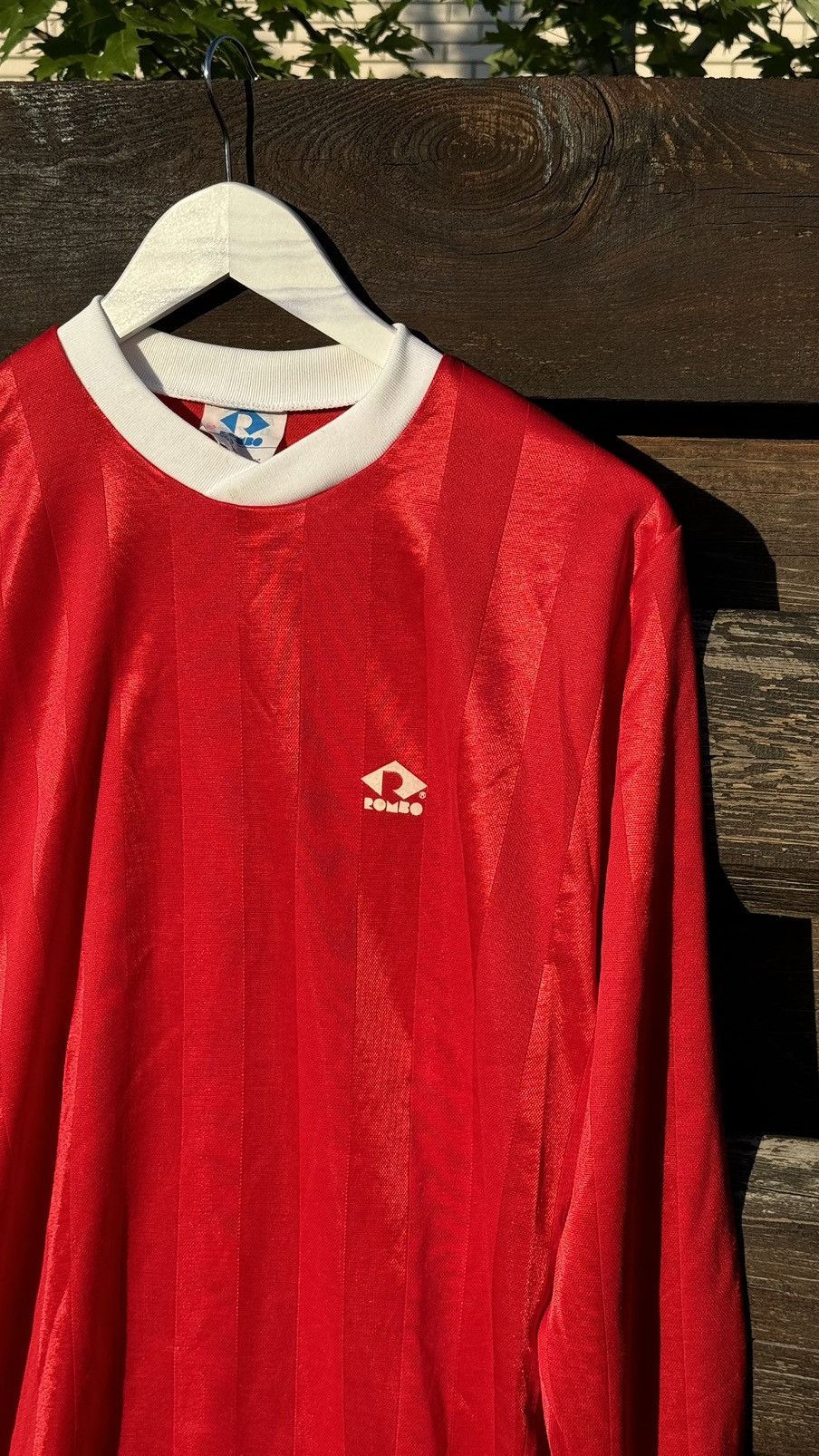 Vintage 1970’s -1980’s Made in West Germany Rombo red soccer jersey Size US M / EU 48-50 / 2 - 4 Thumbnail