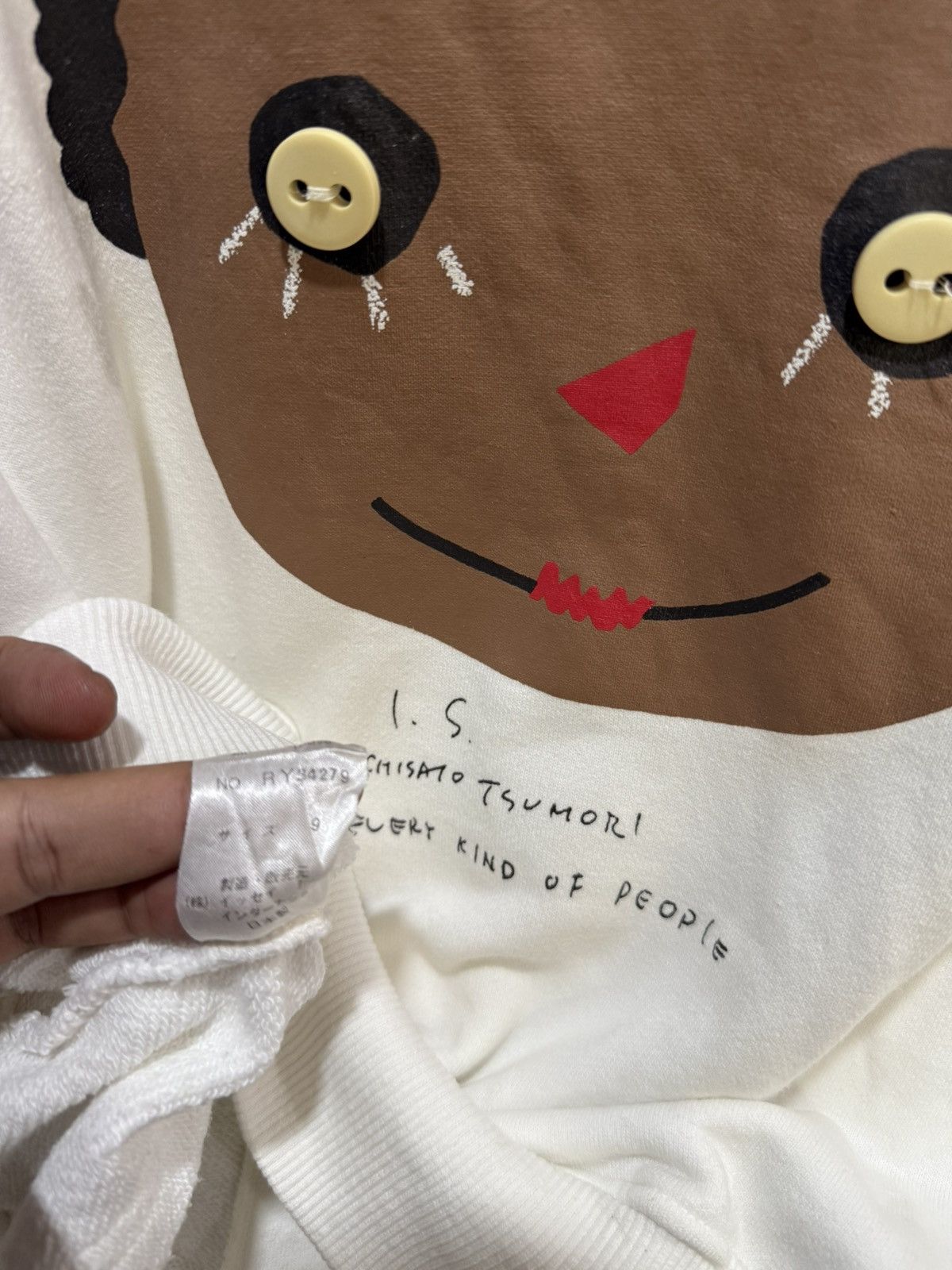 Issey Miyake Vintage 90s IS Tsumori Chisato Every Kind Of People Hoodie Size US M / EU 48-50 / 2 - 6 Thumbnail