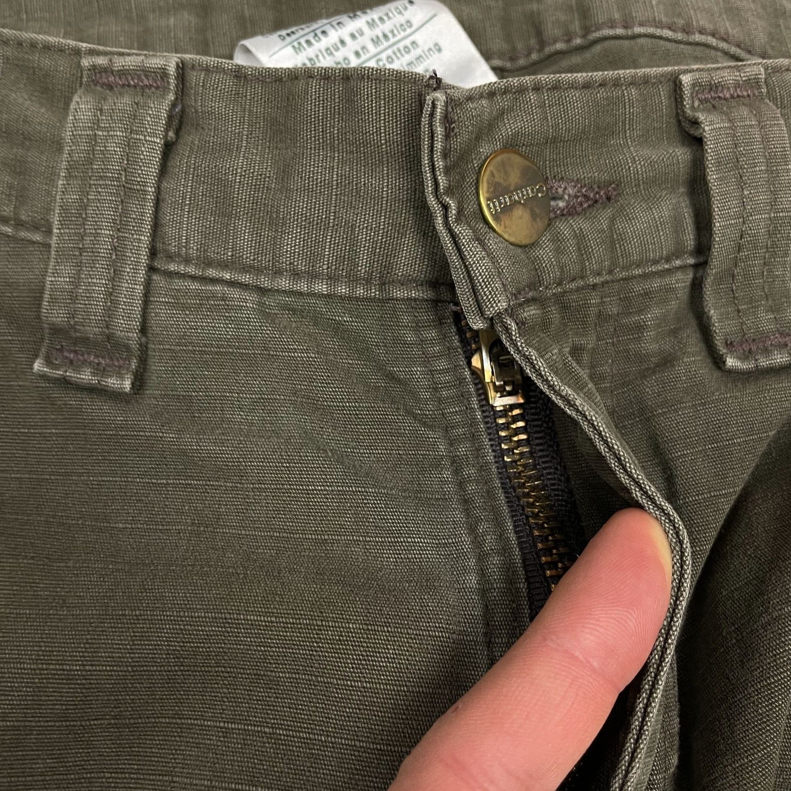 Carhartt Carhartt Men's Green Cotton Relaxed Fit Cargo Pant 30 x 30 Size US 30 / EU 46 - 3 Thumbnail
