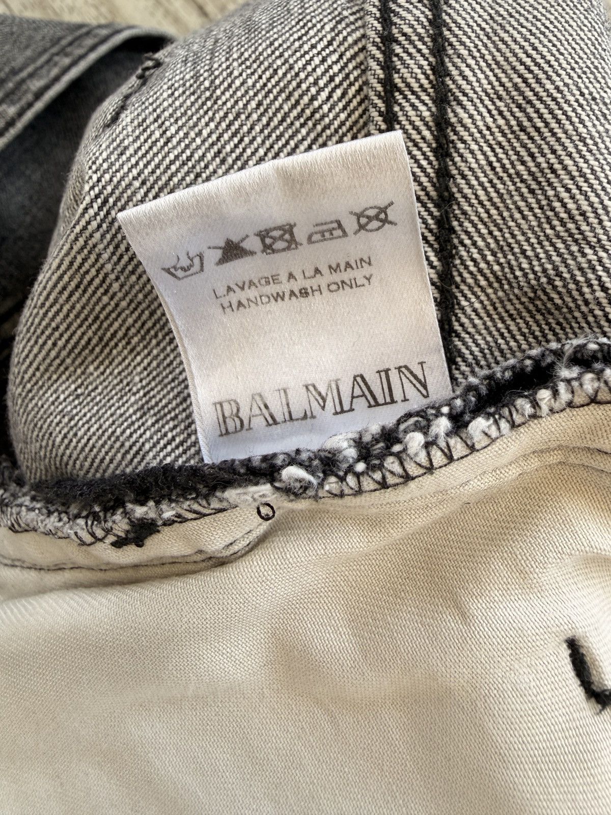Balmain 🚨Decarnin Japanese Selvage Denim Shorts Size US 36 / EU 52 - 8 Thumbnail