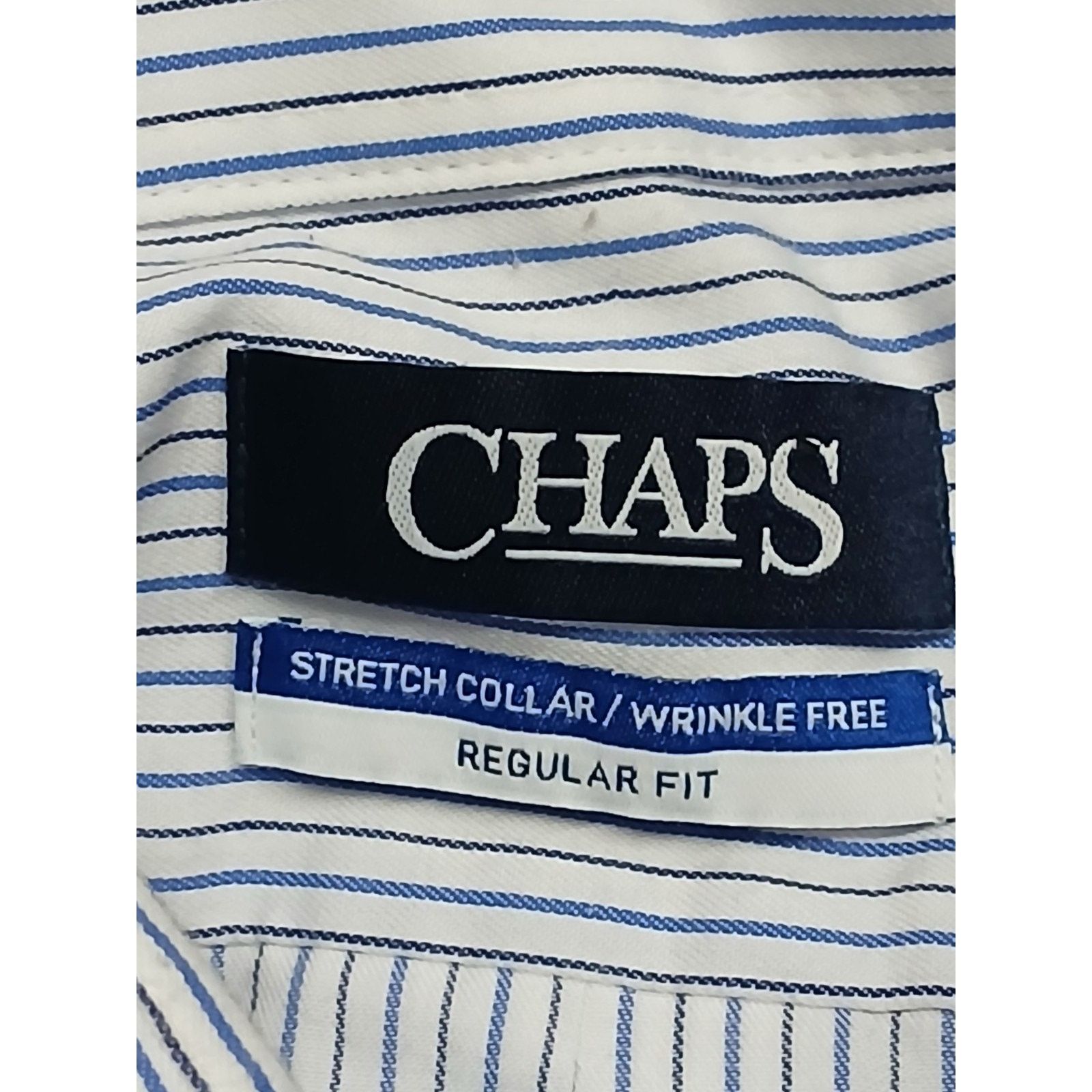 Chaps Chaps Stretch Collar Wrinkle Free Regular (17.5 34/35) Shirt Size ONE SIZE - 7 Thumbnail