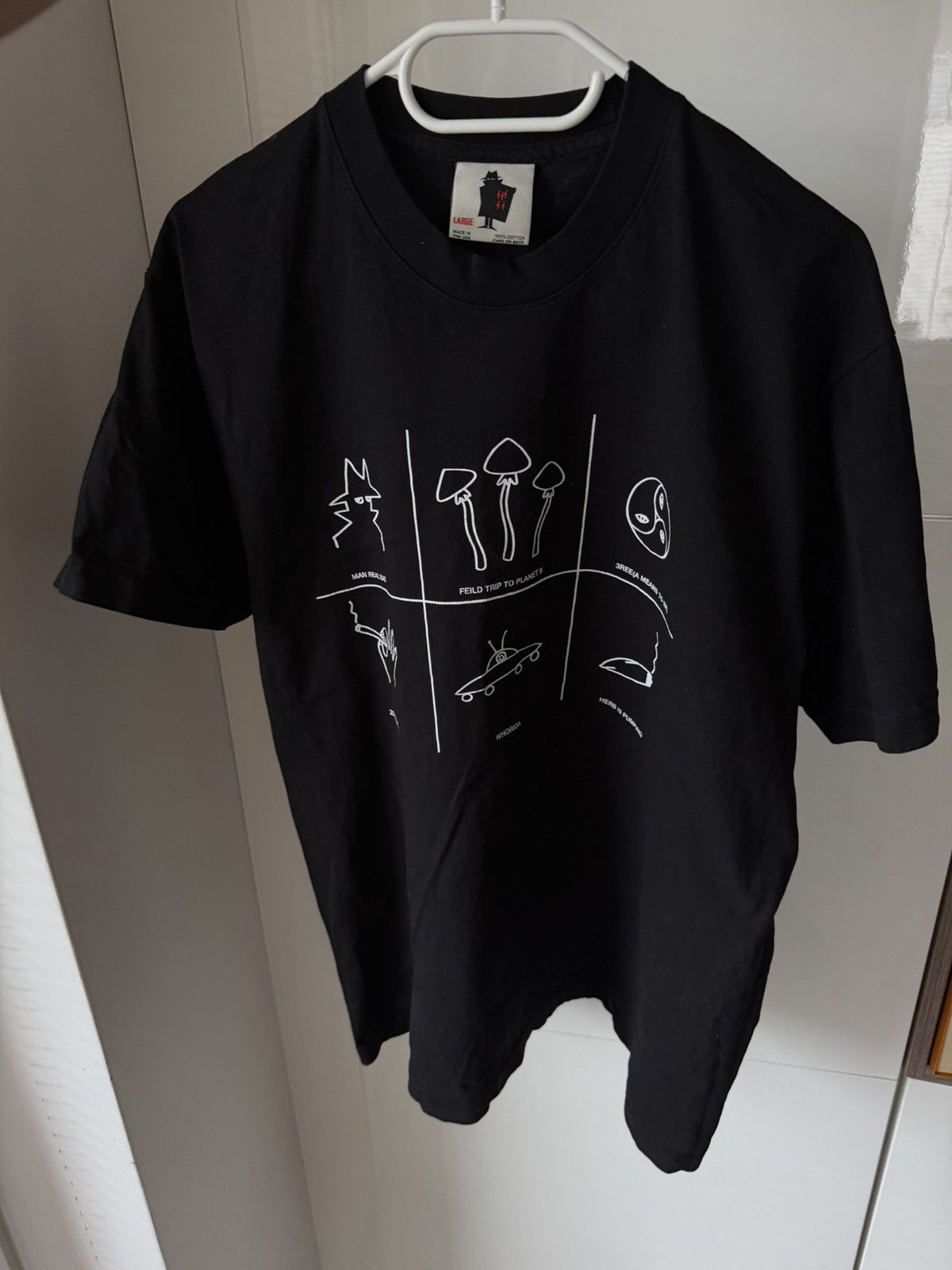 Other Crimewave Hippie Smoking Drip 420 Swag Y2k USA Made Tee Size US L / EU 52-54 / 3 - 1 Thumbnail