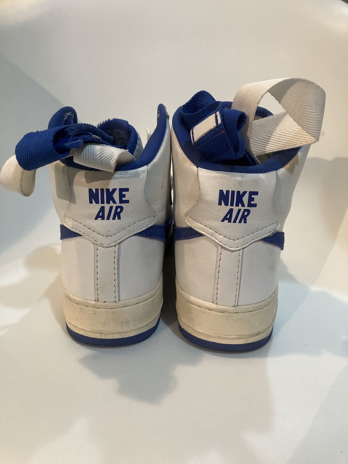 Nike Nike Air Force 1 High - White Game Royal Blue Size US 10 / EU 43 - 2 Thumbnail