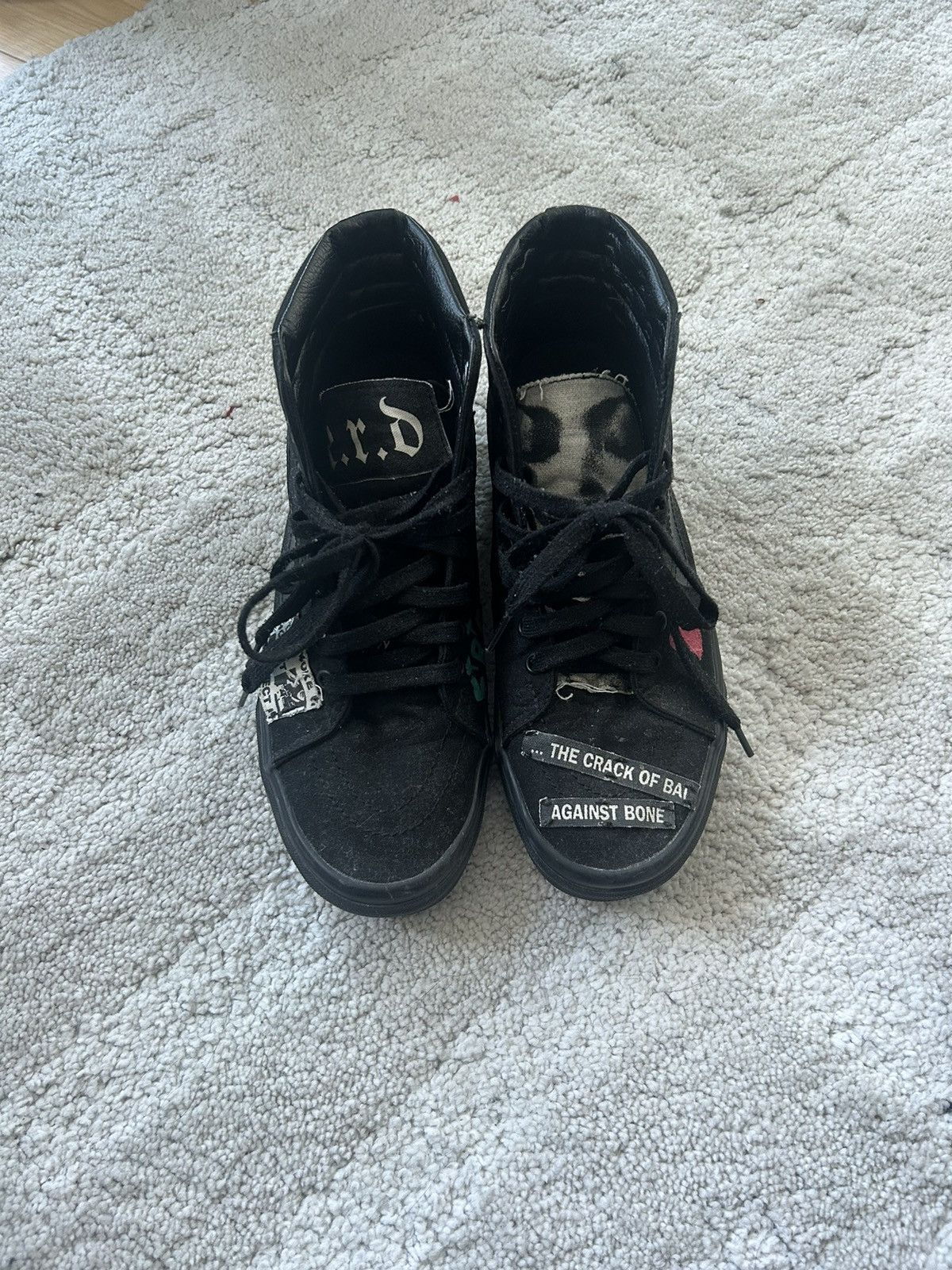 image of Enfants Riches Deprimes x Vans Enfant Riches Deprimes Vans Shoes in Black, Men's (Size 9)