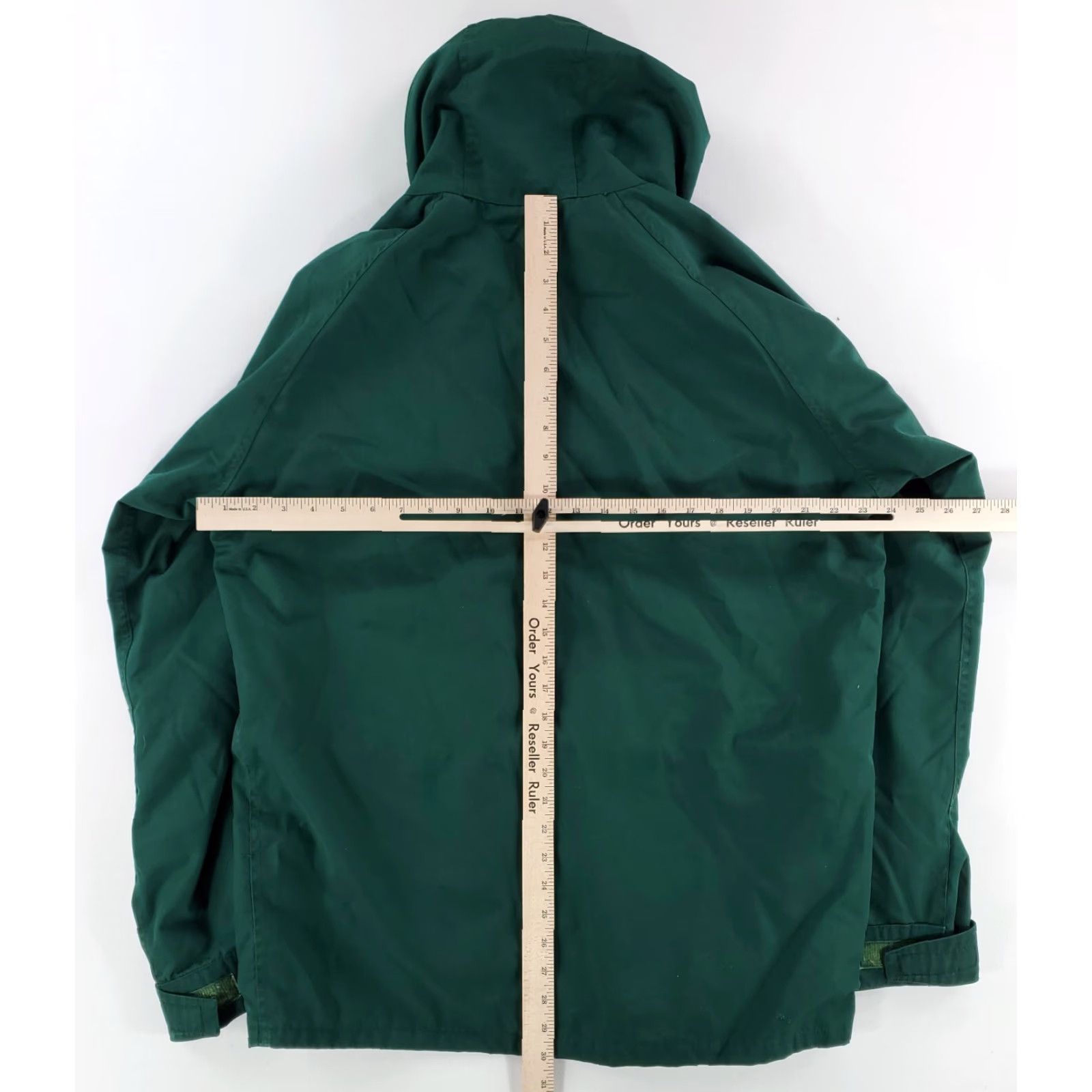 Camel VINTAGE Camel 3-in-1 Jacket Shell Green Mens M Hooded VTG 80s 90s Wool Lined Shell Only Jacket Size US M / EU 48-50 / 2 - 7 Thumbnail
