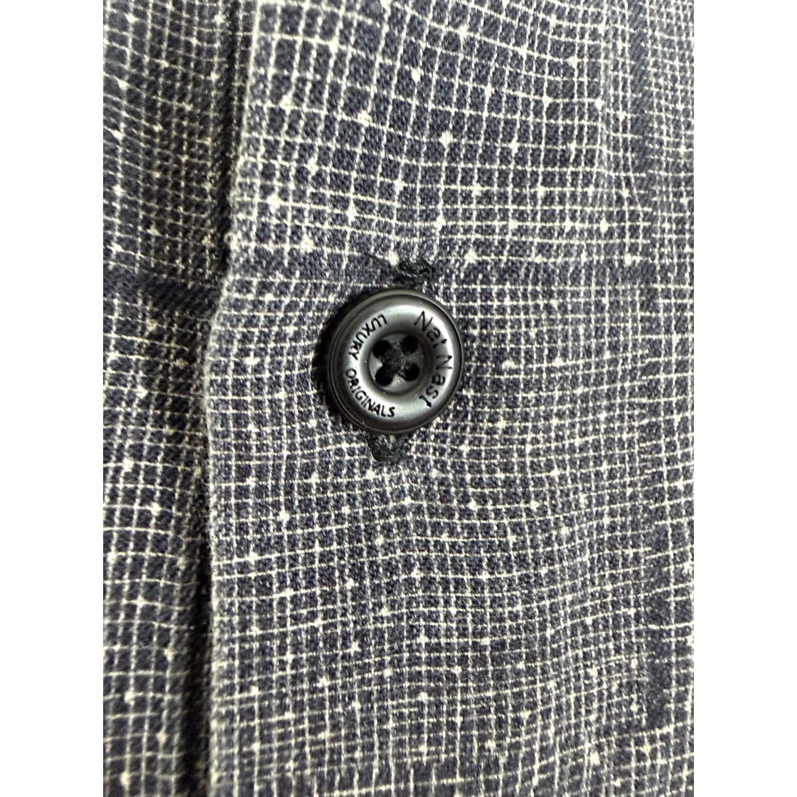 Nat Nast Nat Nast Shirt Men XL Travel Resort Outdoors Silk Cotton Check Patchwork Print Shirt Size US XL / EU 56 / 4 - 5 Thumbnail