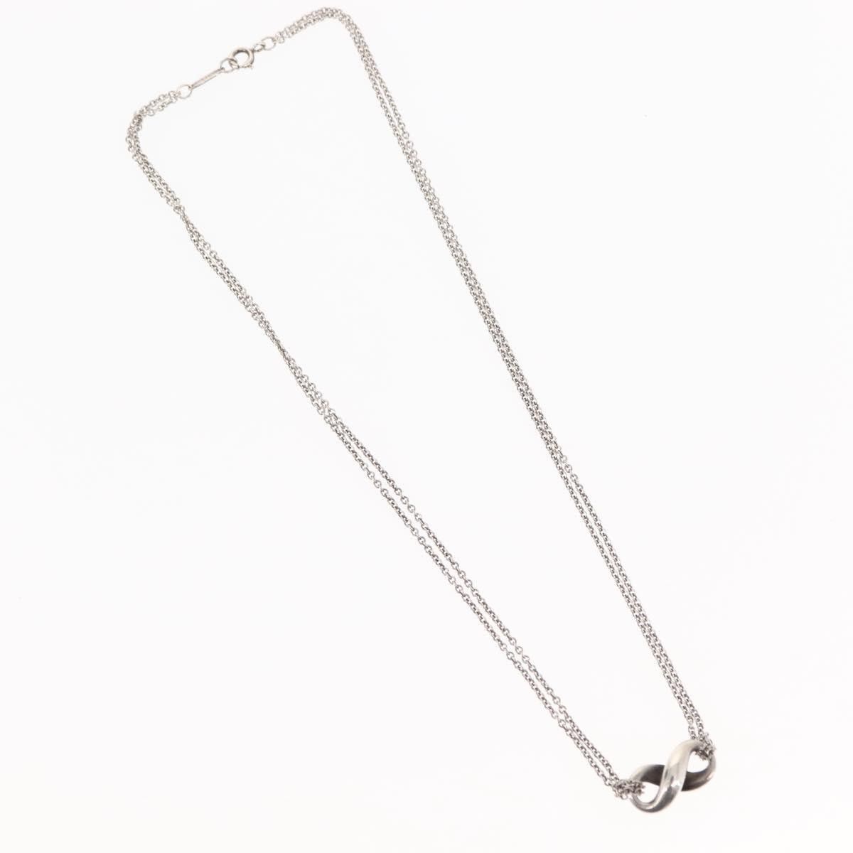 Tiffany & Co. Tiffany & Co. Infinity Double Chain Pendant Silver Size ONE SIZE - 1 Thumbnail