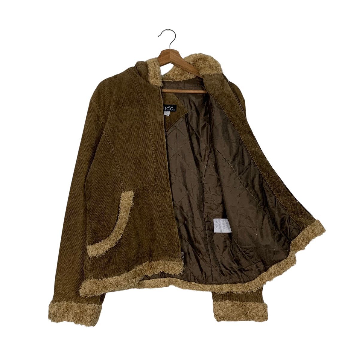 Japanese Brand MUDD Corduroy Hoodie Jacket #2162-C95 Size US L / EU 52-54 / 3 - 7 Thumbnail