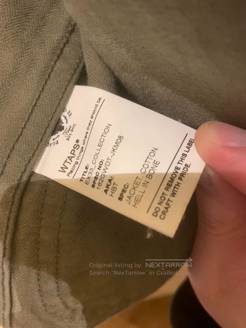 Wtaps Wtaps Olive Green Workwear Jacket Size US S / EU 44-46 / 1 - 5 Thumbnail