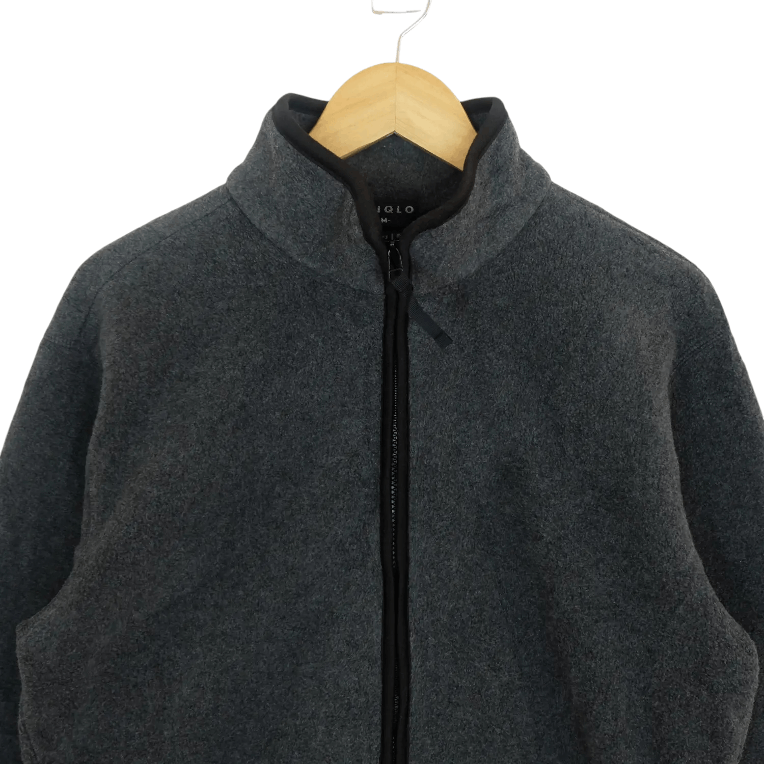 Japanese Brand Vintage 90's UNIQLO Dark Grey Fleece Jacket Size US M / EU 48-50 / 2 - 4 Thumbnail