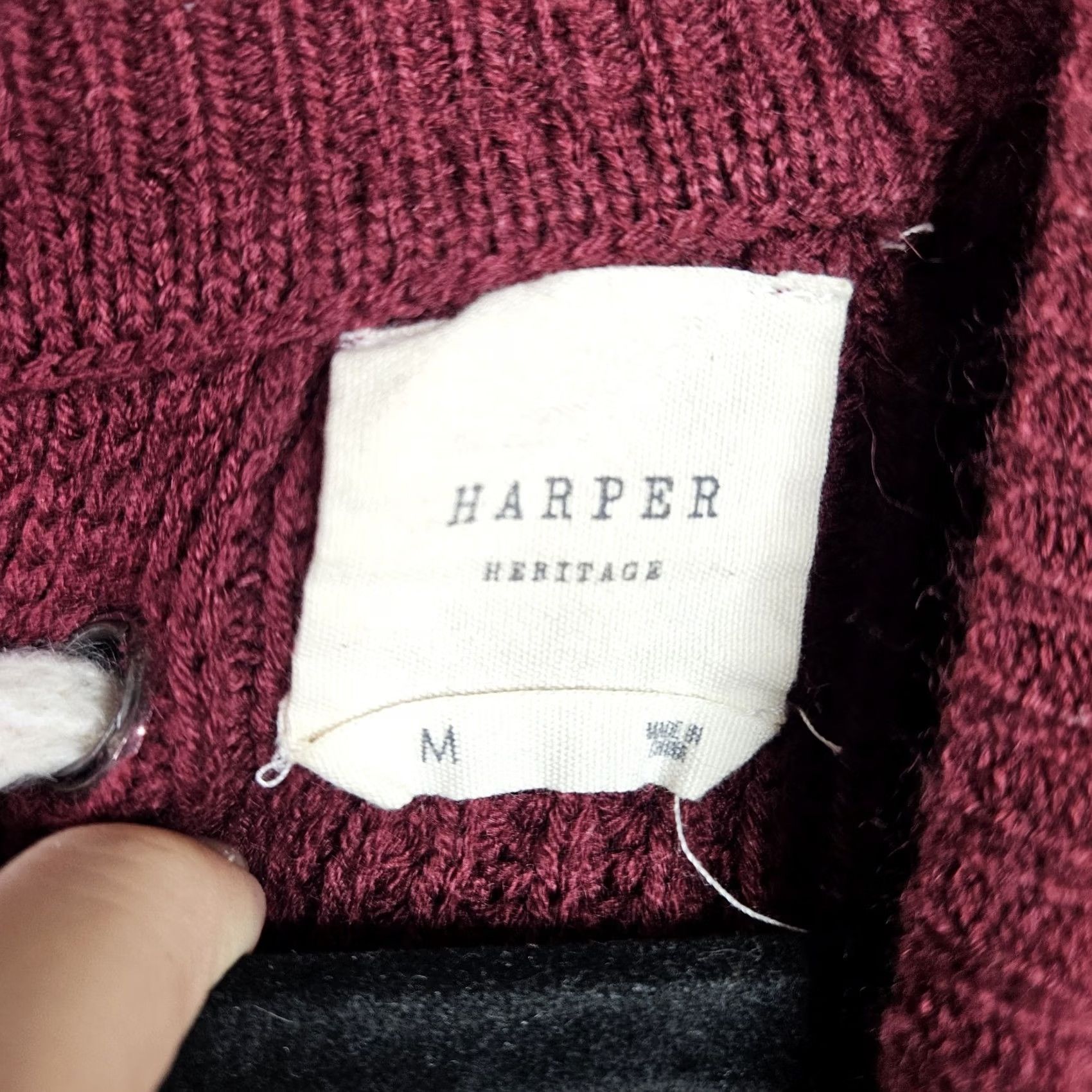 Vintage Heritage Sweater Cardigan Size M / US 6-8 / IT 42-44 - 6 Thumbnail