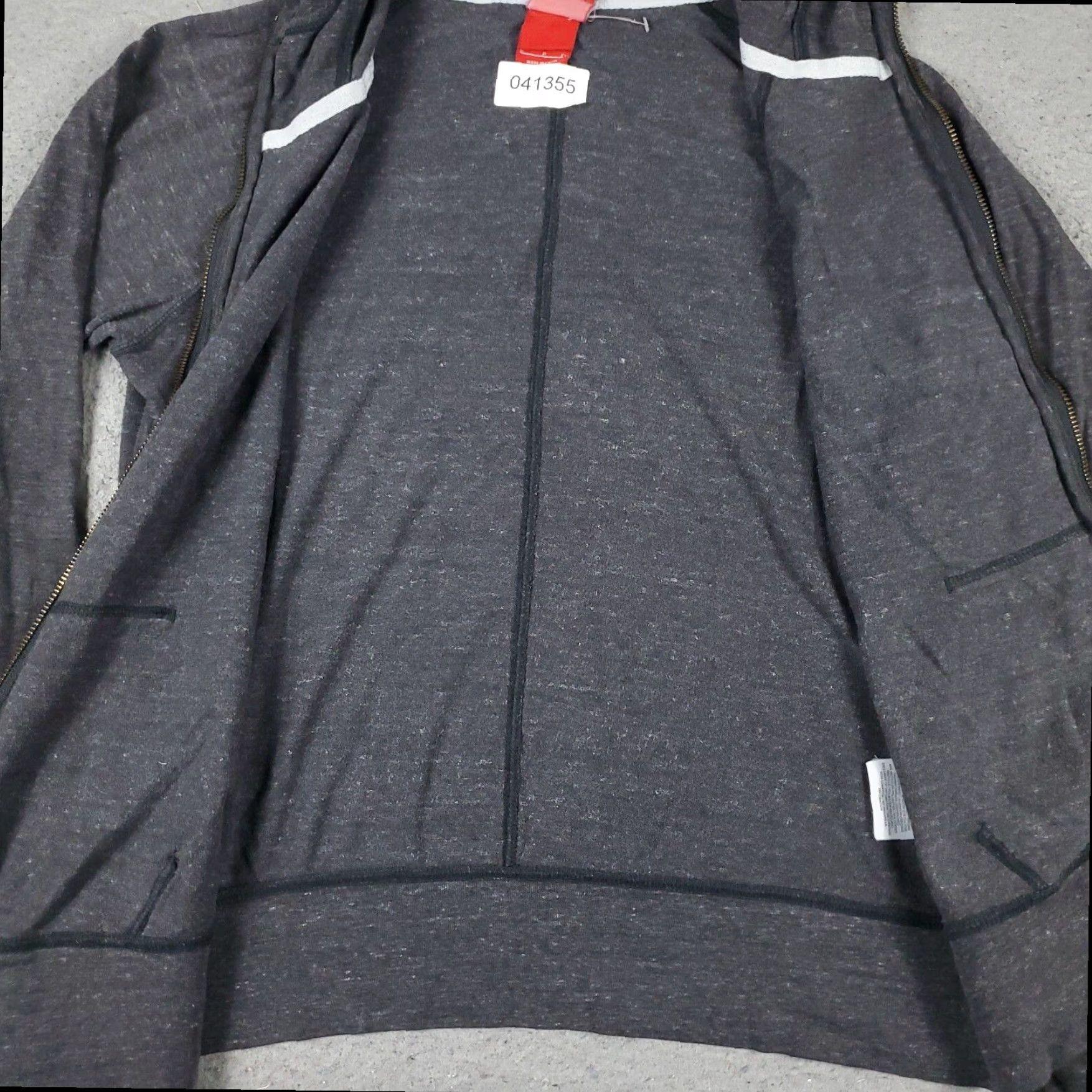 Nike Nike Womens Small Gray Full Zip Up Hoodie Swoosh Sweatshirt Size S / US 4 / IT 40 - 5 Thumbnail