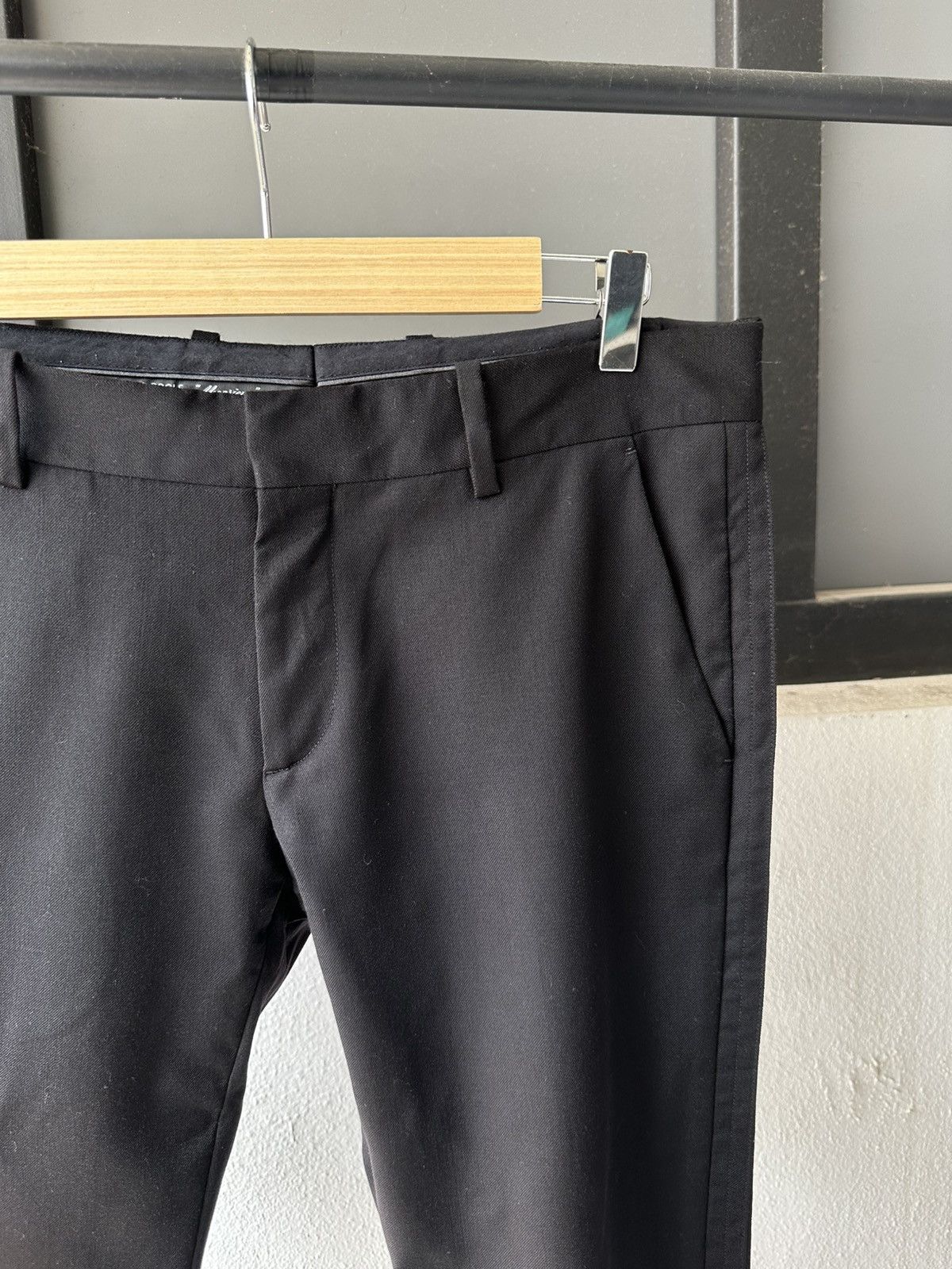 Viktor & Rolf 2011FW Victor & Rolf Monsieur wool black pants Size US 32 / EU 48 - 9 Thumbnail