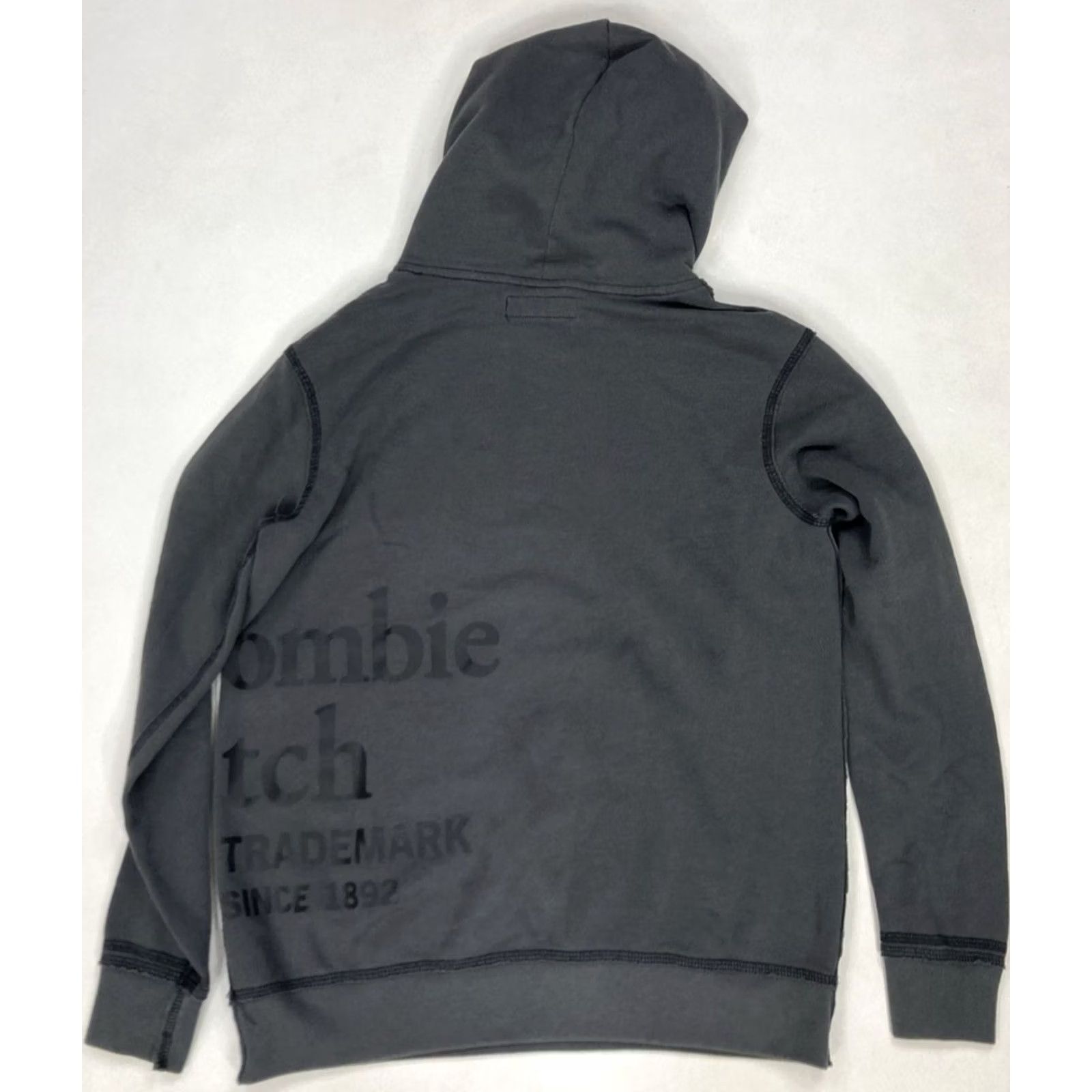 Abercrombie & Fitch VINTAGE Abercrombie & Fitch Pullover Hoodie Women XS Gray Size XS / US 0-2 / IT 36-38 - 3 Thumbnail