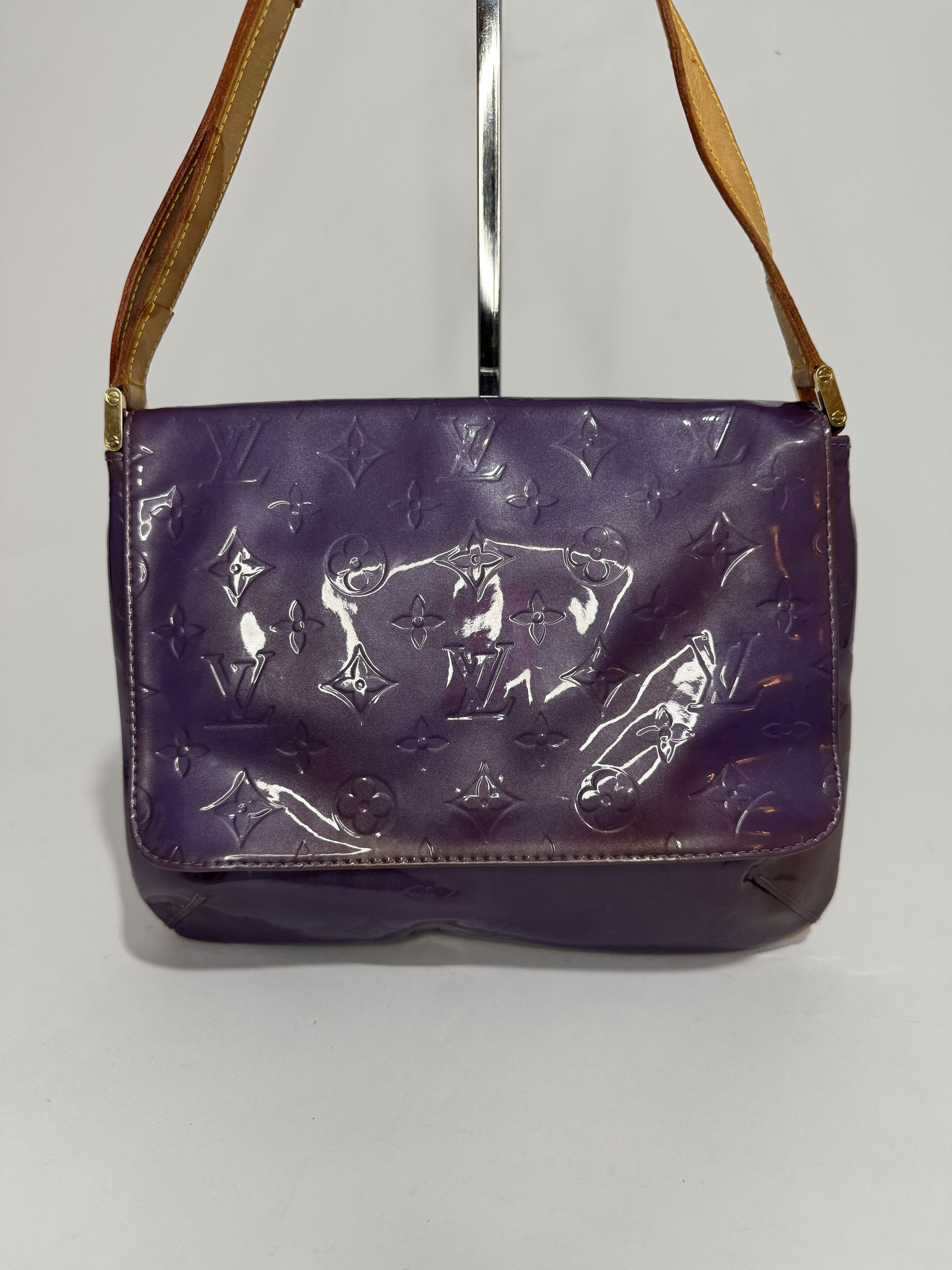 Louis Vuitton LOUIS VUITTON Vernis Thompson Street Purple Size ONE SIZE - 2 Thumbnail