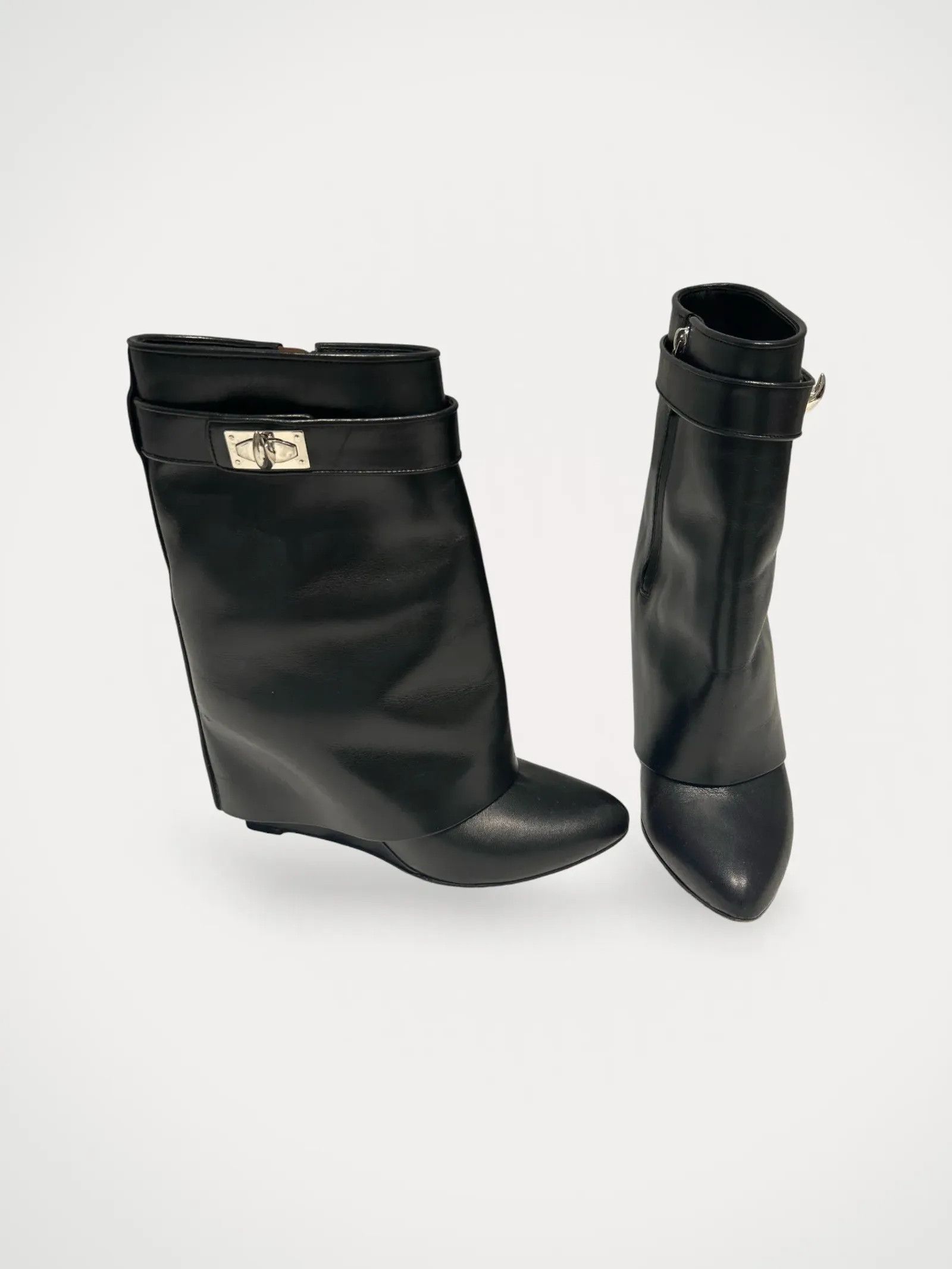 Givenchy Givenchy Shark leather boots Boots Size US 10 / IT 40 - 1 Thumbnail