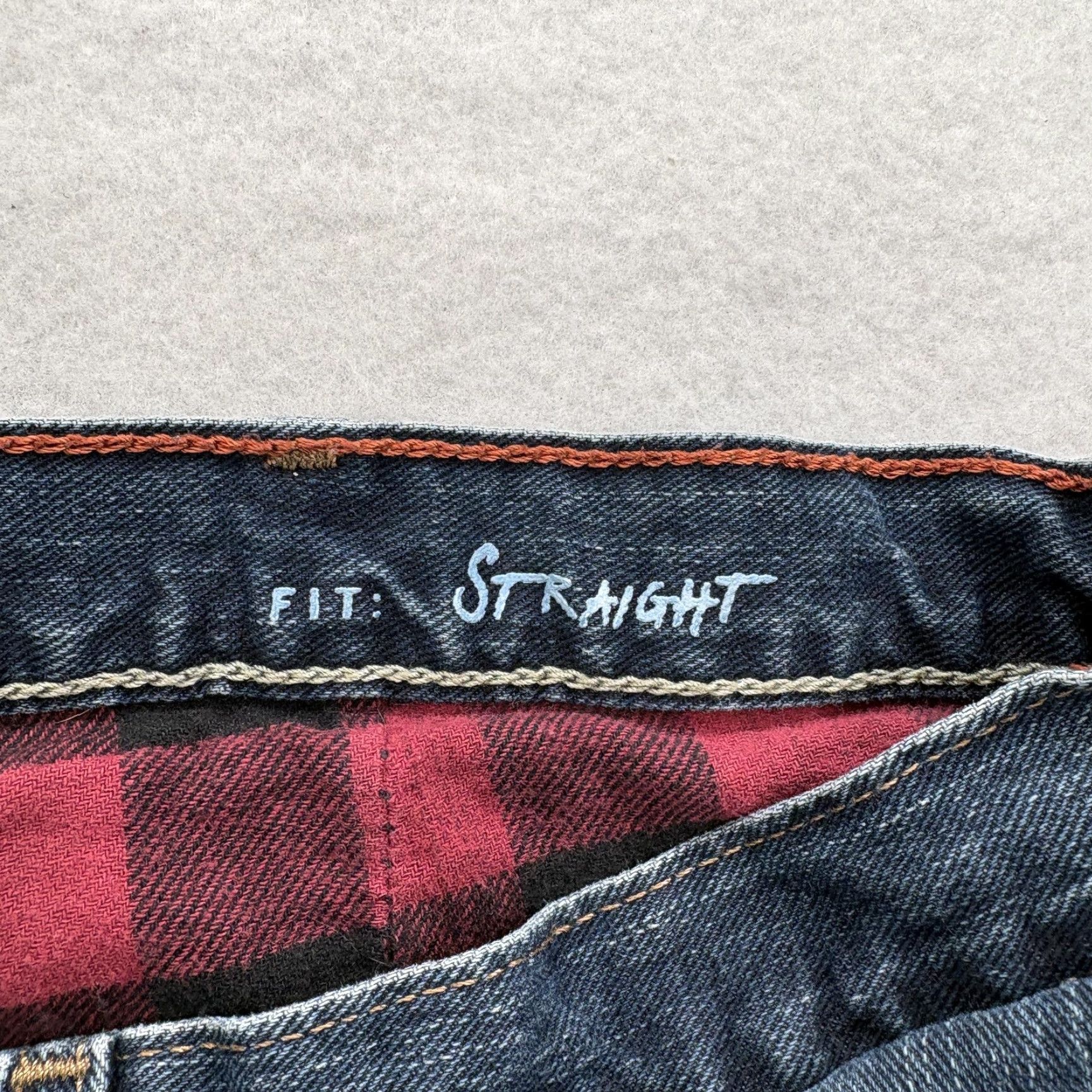 Eddie Bauer Eddie Bauer Jeans Mens 38x30 Blue Medium Wash Denim Straight Fit Flannel Lined Jeans Size US 38 / EU 54 - 5 Thumbnail