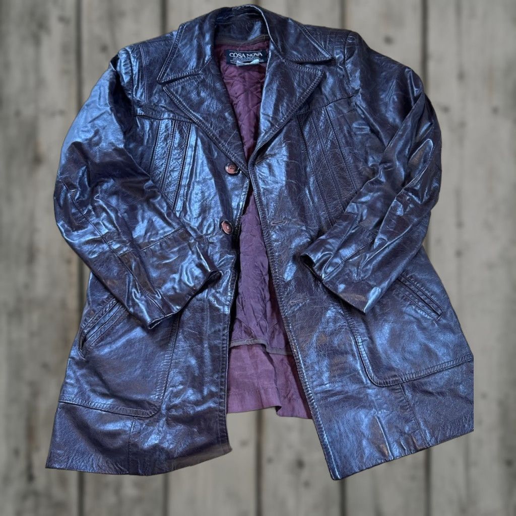 Japanese Brand × Vintage G.o.a leather bono jacket | Grailed