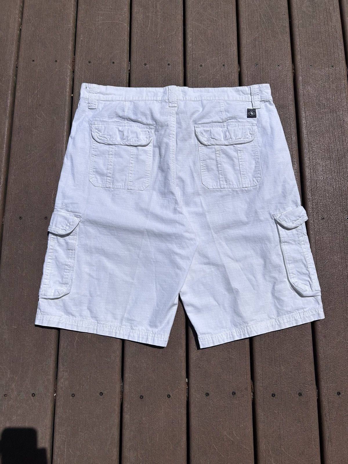 Southpole Southpole White Painters Cargo Shorts Size US 36 / EU 52 - 4 Thumbnail