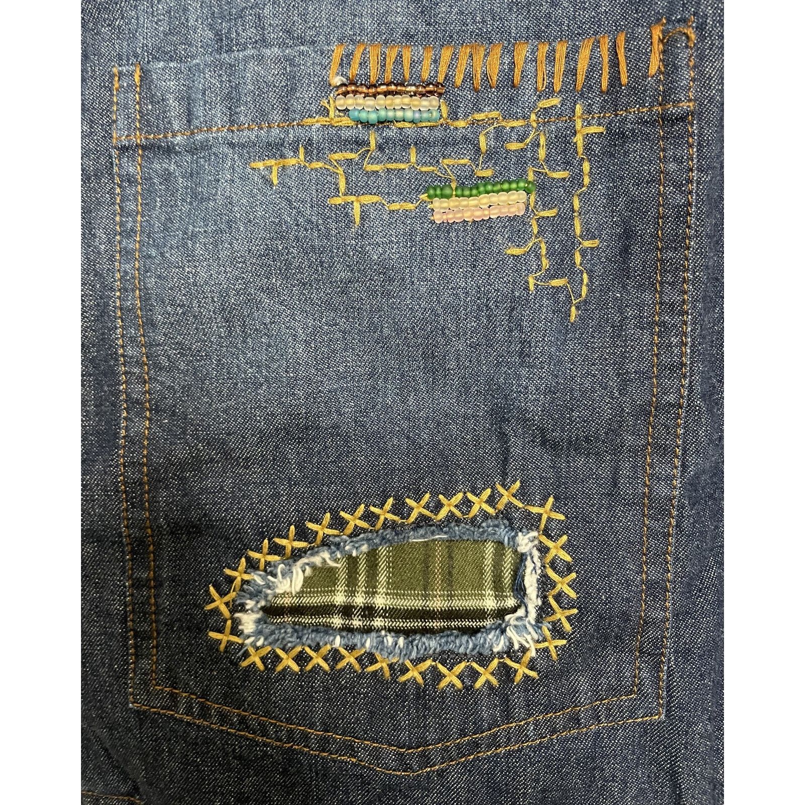 Double D Ranch Double D Ranch Crossing the Brazos Denim Jacket 1X NWT Patch Size XL / US 12-14 / IT 48-50 - 22 Thumbnail