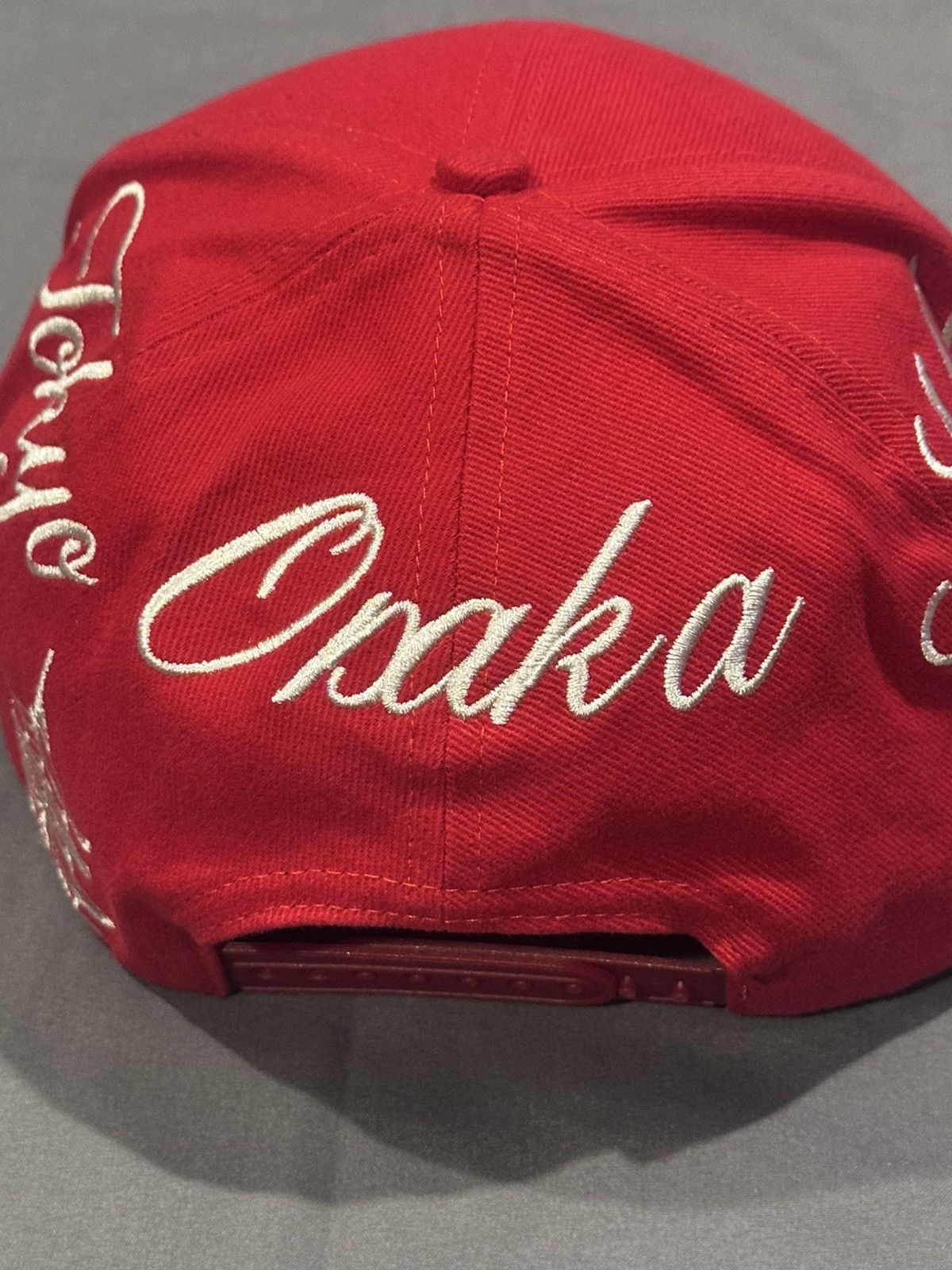 Homme + Femme La Homme + Femme Japan Gemstone snapback red hat. Size ONE SIZE - 3 Thumbnail
