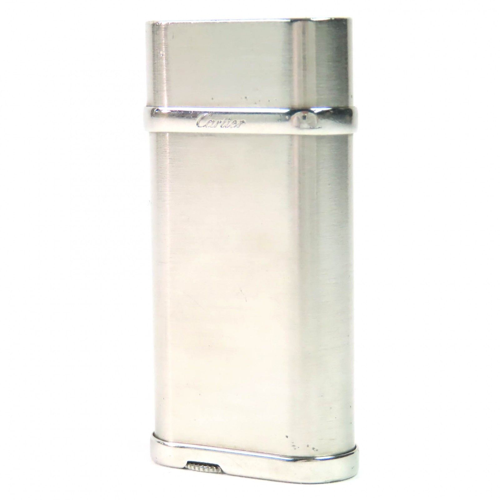 Cartier Cartier Cartier Godron Oval Roller Lighter Metal Lighter DUTY FREE for USA Size ONE SIZE - 1 Thumbnail