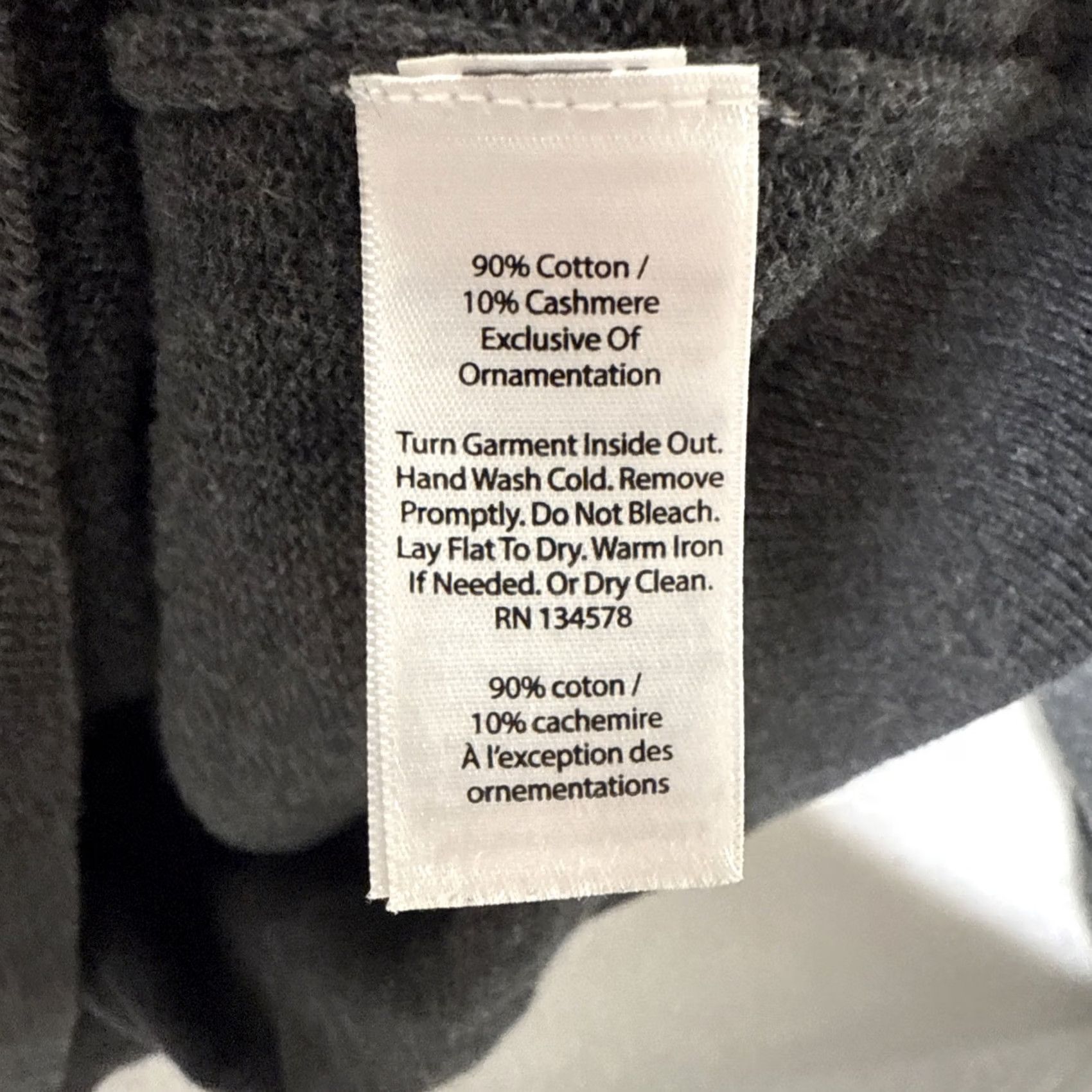 Vineyard Vines Vineyard Vines Sweater 1/4 Zip Pullover Men XL Gray Knit Cotton Cashmere Logo Tight-Knit Regular Long Sleeve Classic Vintage: No Size US XL / EU 56 / 4 - 4 Thumbnail