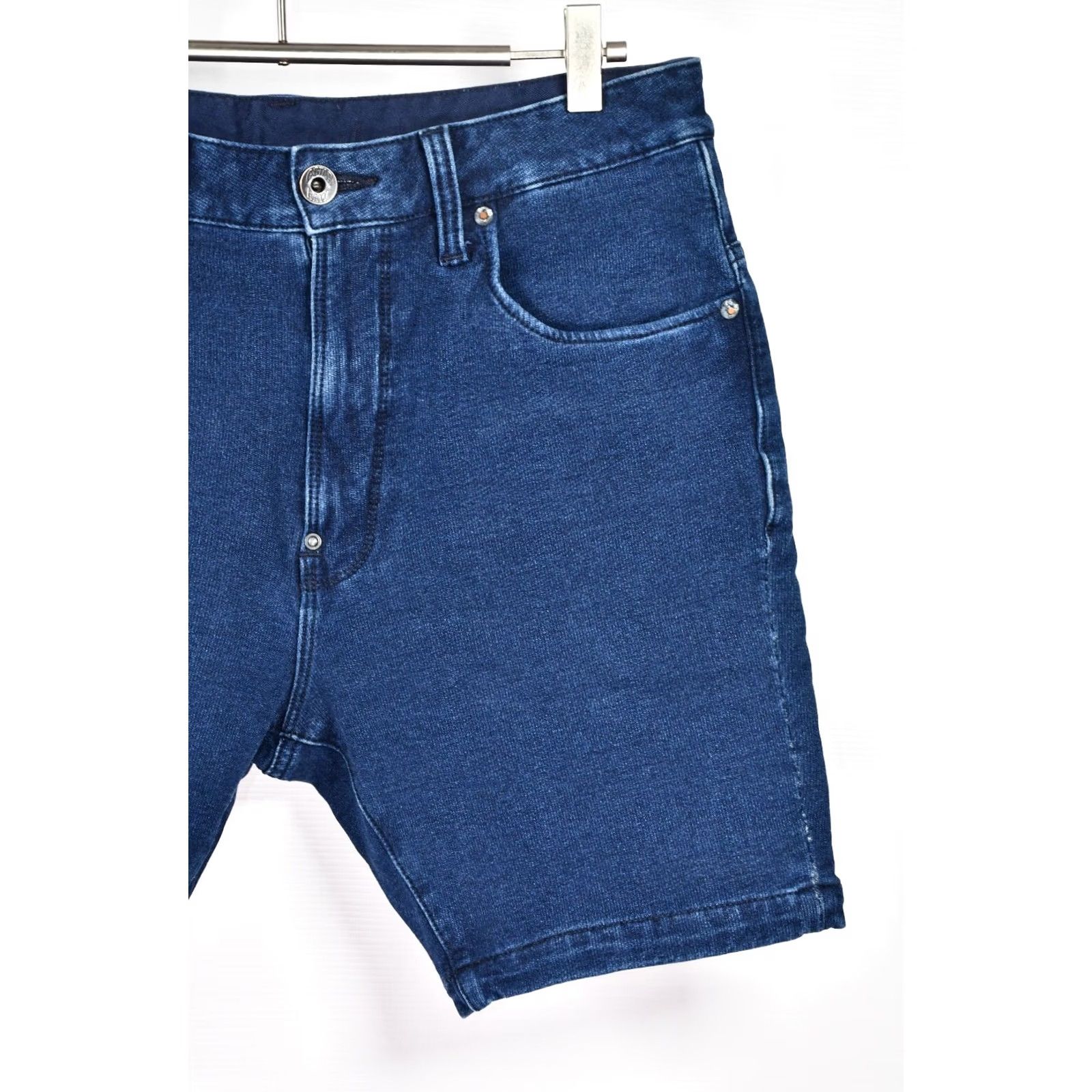 G-Star G-Star RAW A CROTCH SWEAT 1/2 Men's Denim Shorts Size US 31 - 4 Thumbnail