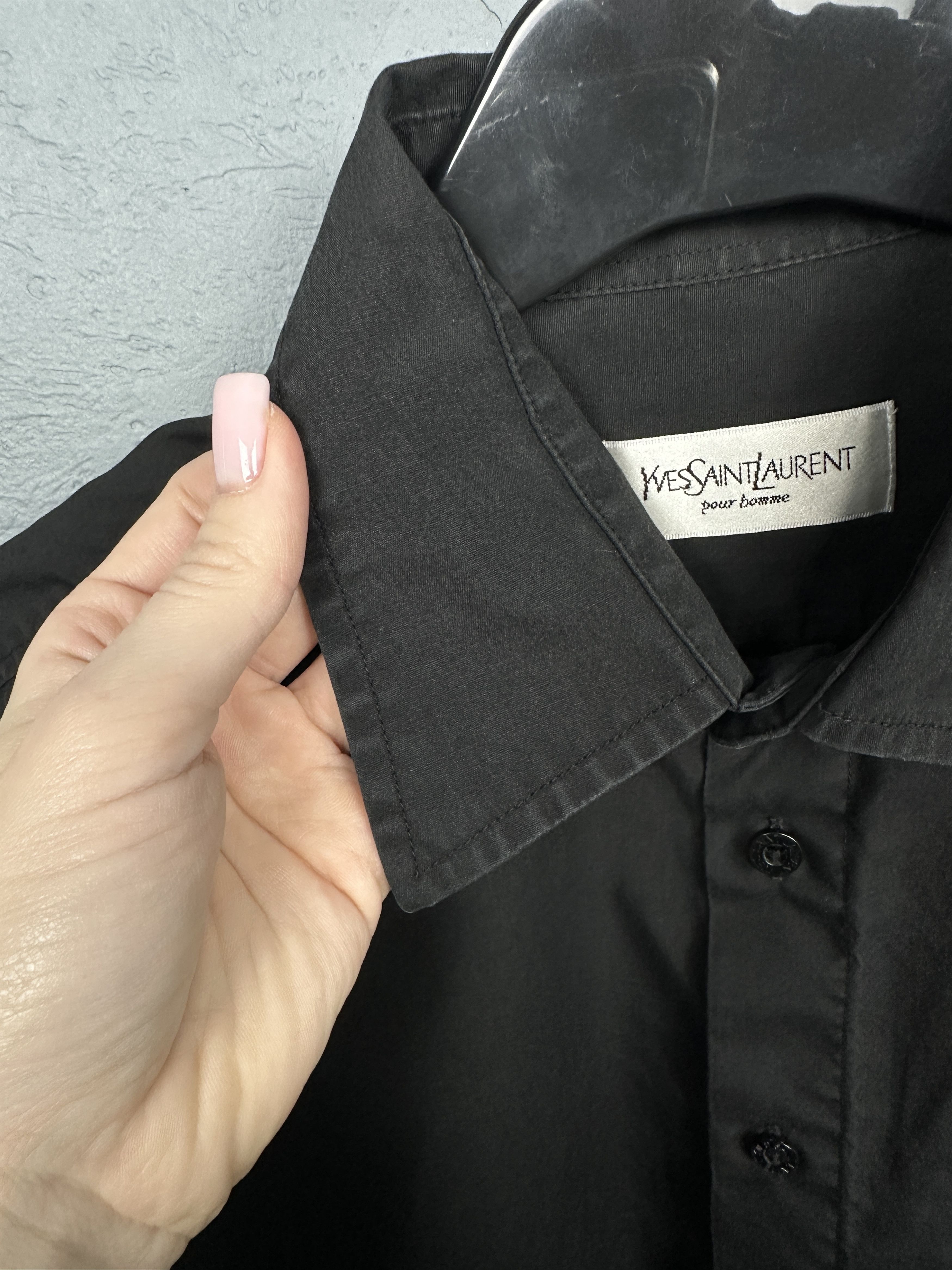 Yves Saint Laurent Yves Saint Laurent Mens Short Sleeve Shirt Size US M / EU 48-50 / 2 - 6 Thumbnail