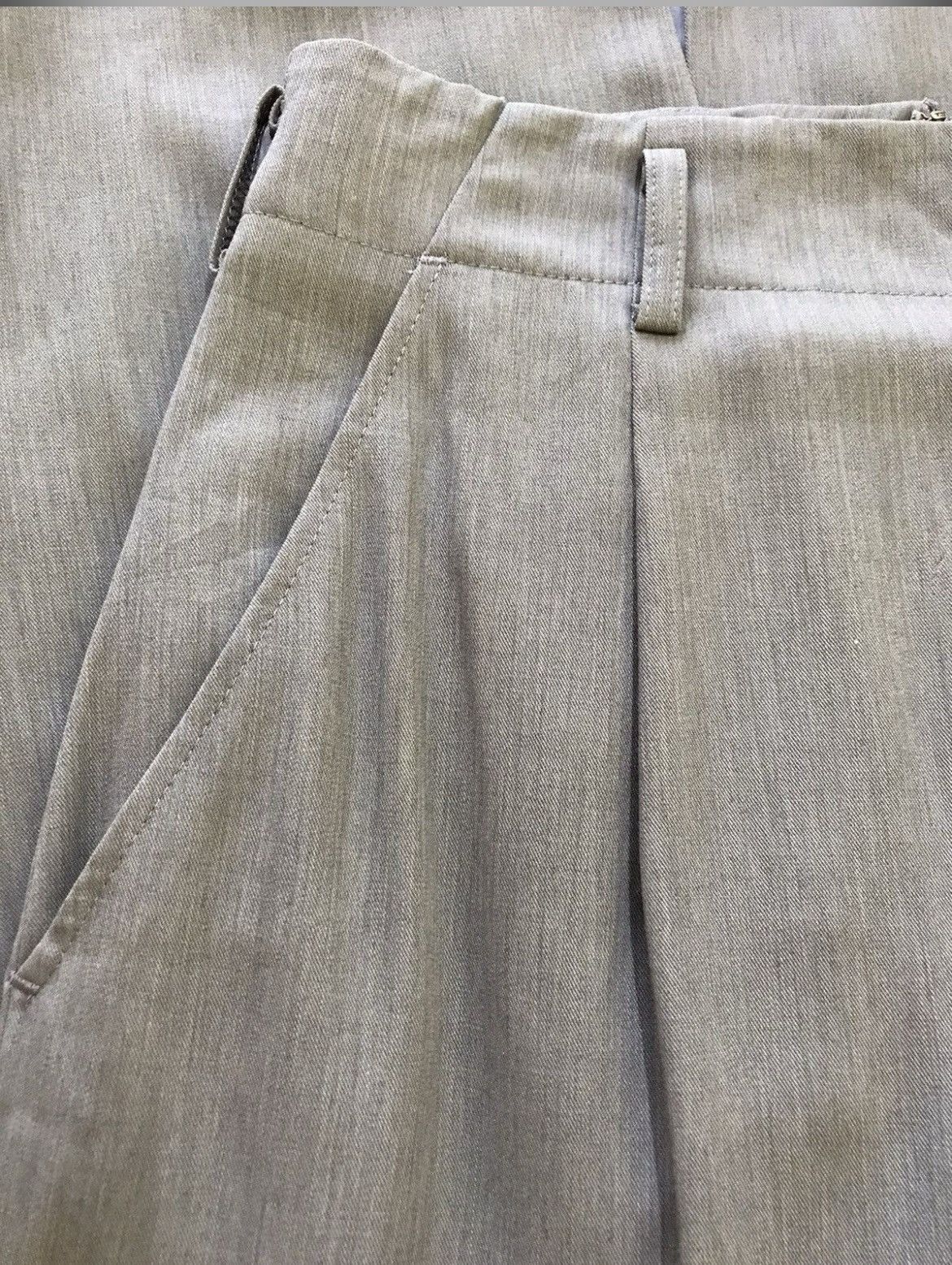 Yohji Yamamoto Work Shop by Yohji Yamamoto Triple Pocket Plain Skirt Size 28" / US 6 / IT 42 - 6 Thumbnail