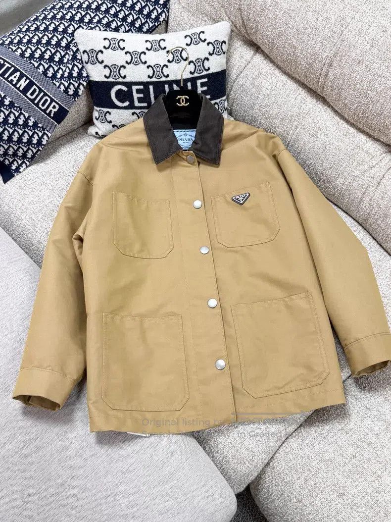 Prada Prada Lapel long-sleeved jacket Size XXS / US 00 / IT 34 - 2 Thumbnail