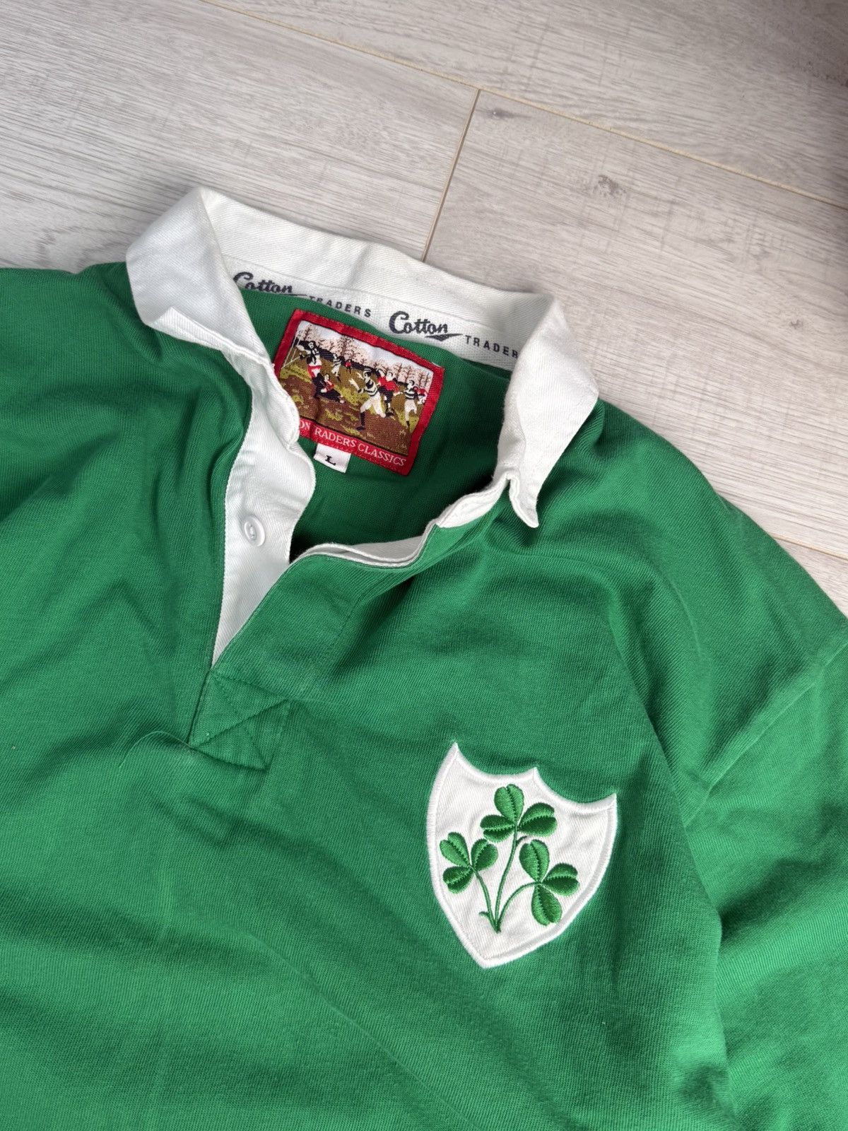 Cotton Traders Vintage Cotton Traders Ireland jersey shirt 90’s Size US L / EU 52-54 / 3 - 3 Thumbnail