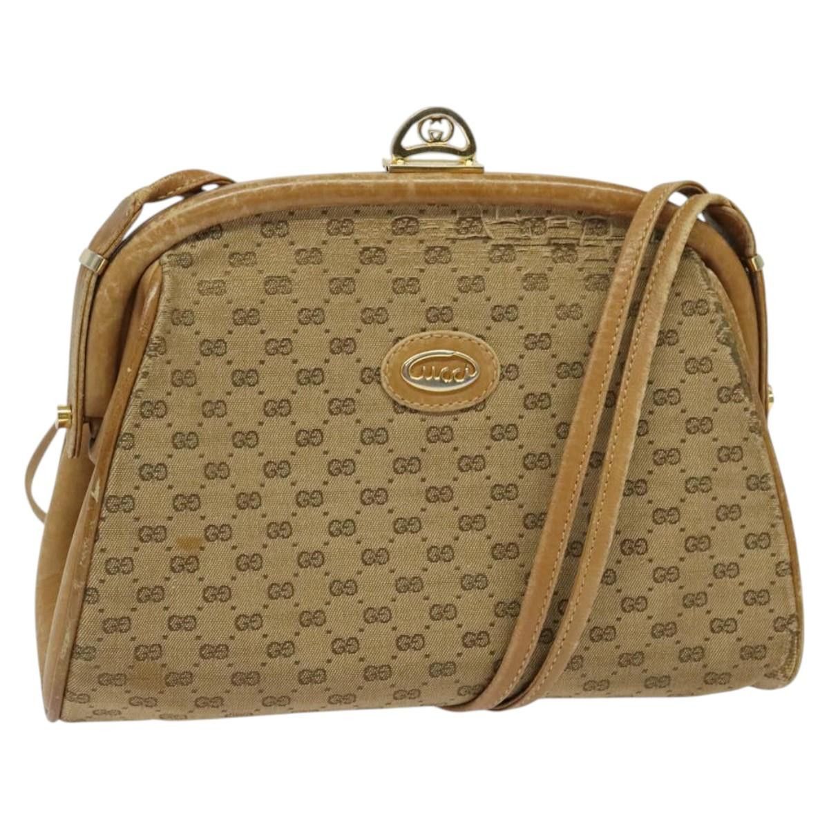 Gucci GUCCI Micro GG Supreme Shoulder Bag Pvc Beige Gold 001 261 Size ONE SIZE - 1 Thumbnail
