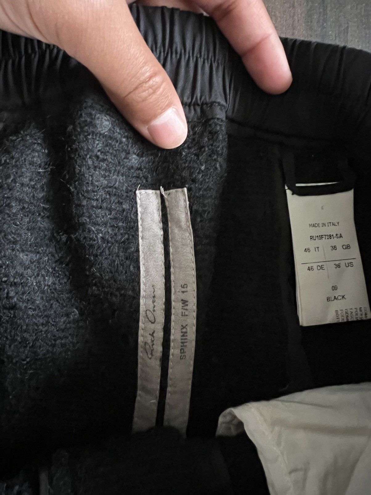 Rick Owens Rick Owens FW/15 Sphinx Cropped Pants Size US 32 / EU 48 - 2 Thumbnail
