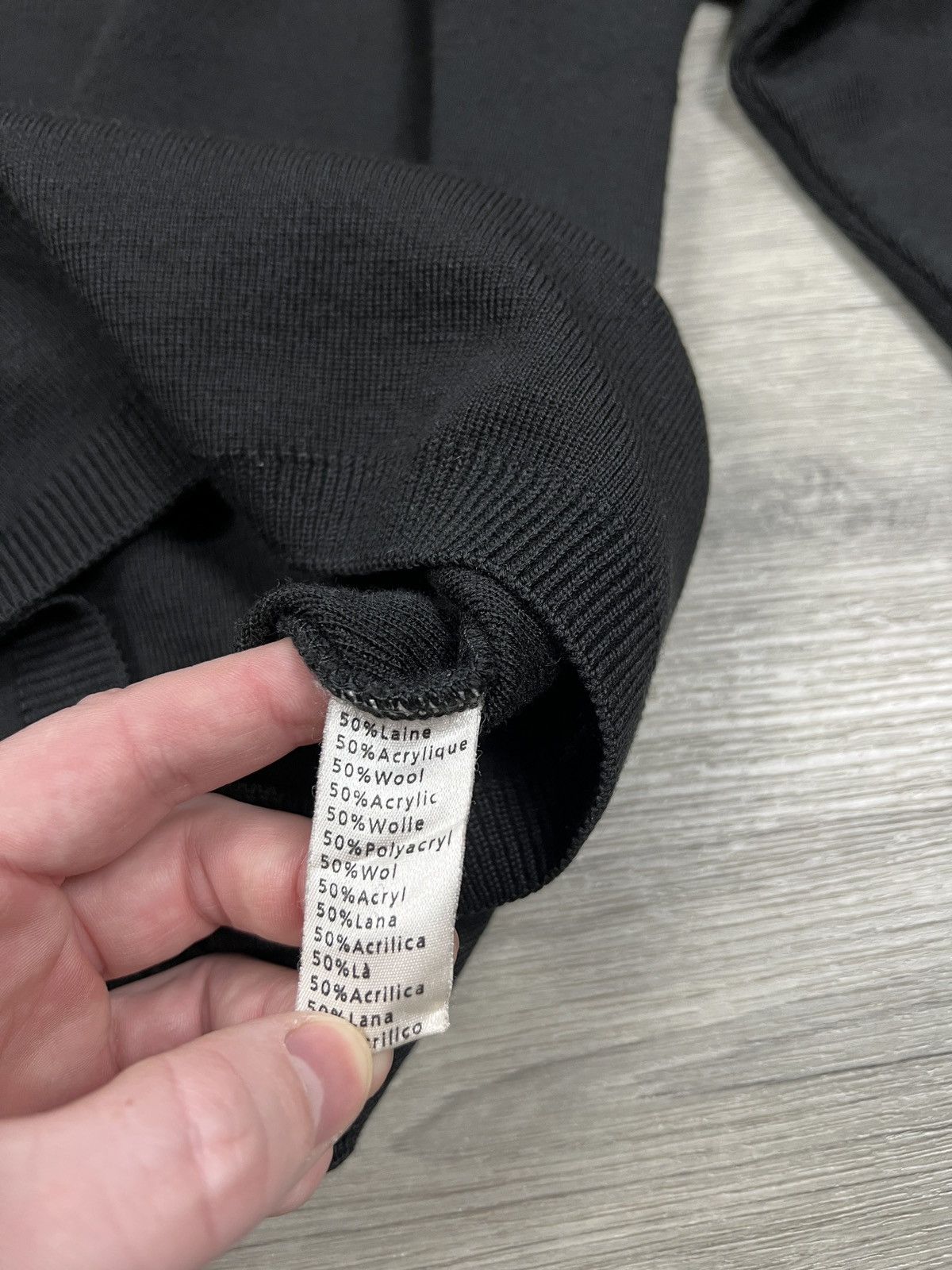 Lacoste Lacoste Vintage Black Wool Knit Sweater Size L Size US L / EU 52-54 / 3 - 12 Thumbnail