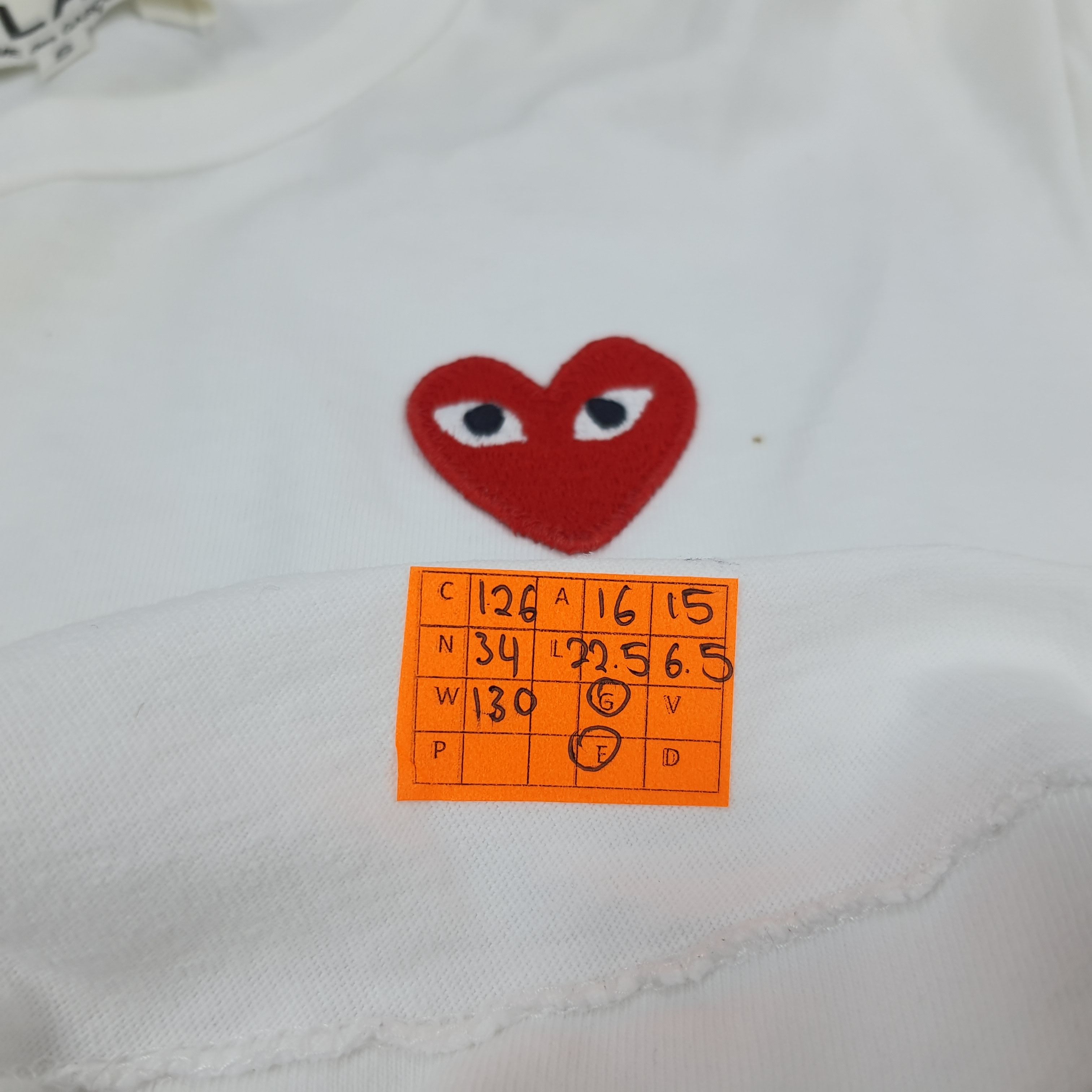 Comme des Garcons PLAY × Vintage Vintage Comme Des Garcons Play Japanese Brand T-shirt Size XS / US 0-2 / IT 36-38 - 7 Thumbnail