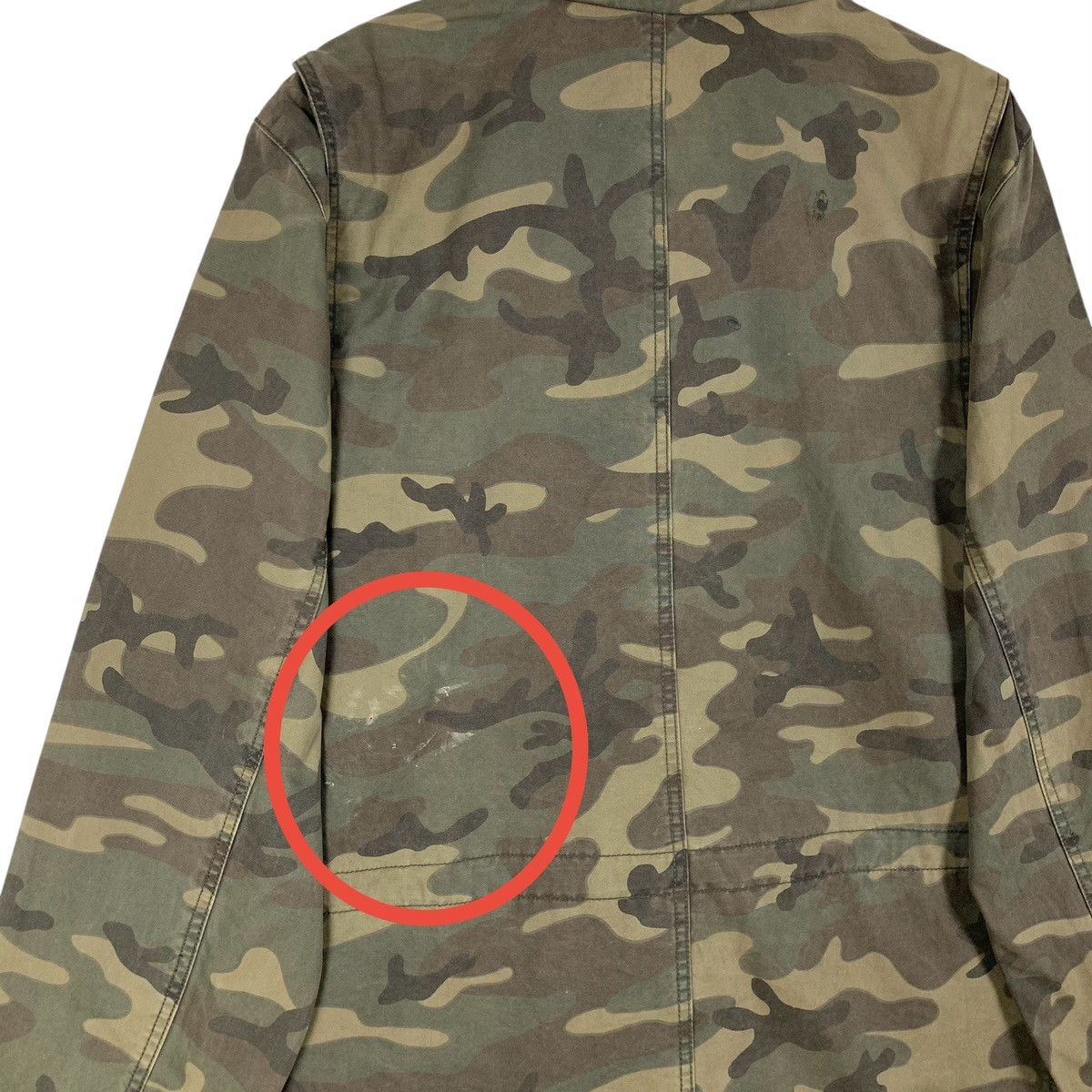 If Six Was Nine Vintage RARE Gap Camouflage Military Field Jacket Hoodie Size US L / EU 52-54 / 3 - 14 Thumbnail