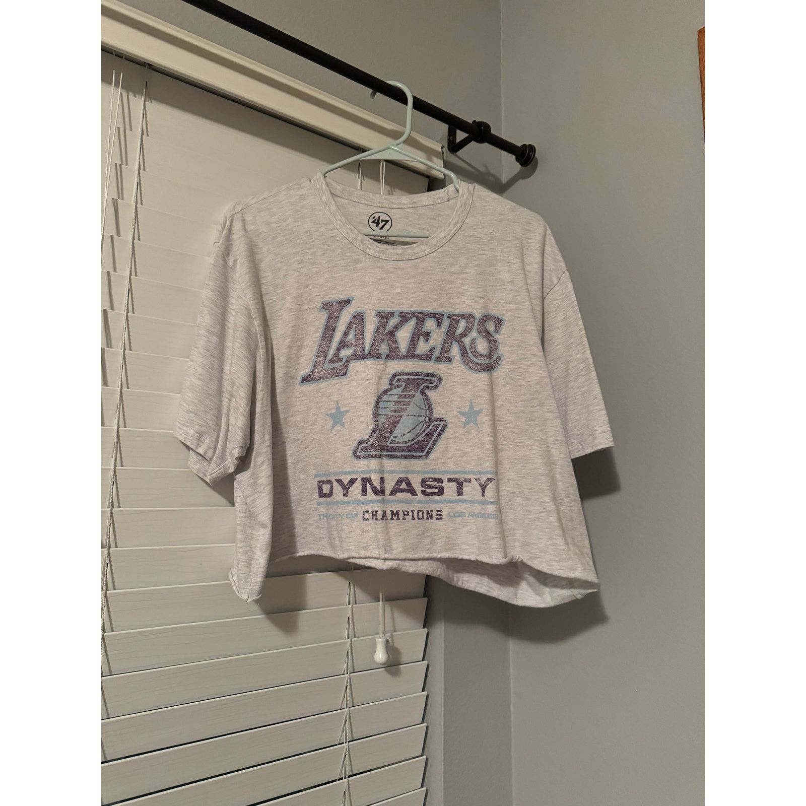 47 Brand 47 Brand Lakers Cropped Tshirt Size XXL Size XXL / US 16-18 / IT 52-54 - 1 Thumbnail