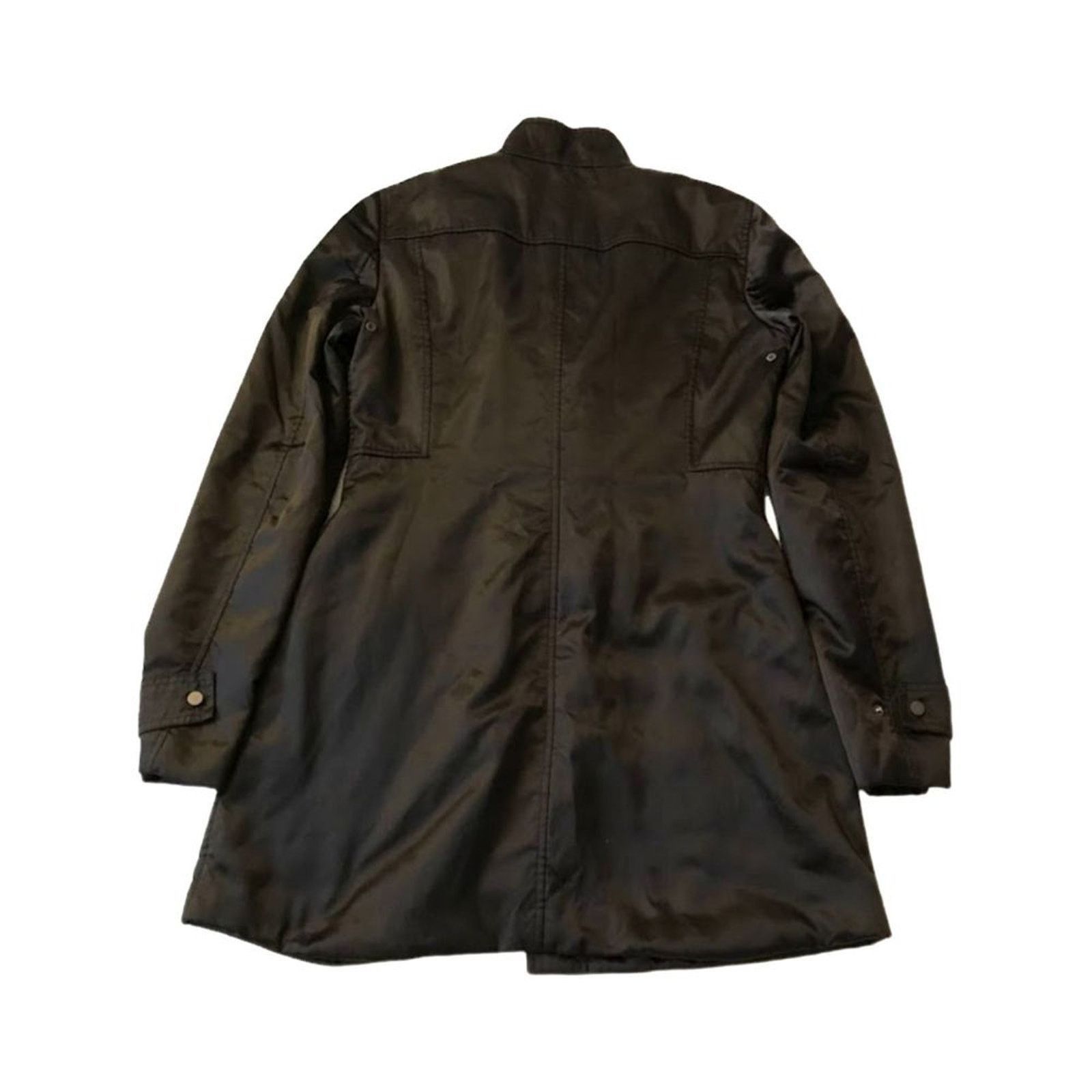 Elie Tahari Elie Tahari Women`s Jacket Coat Black Long Sleeve Sz M Size M / US 6-8 / IT 42-44 - 4 Thumbnail
