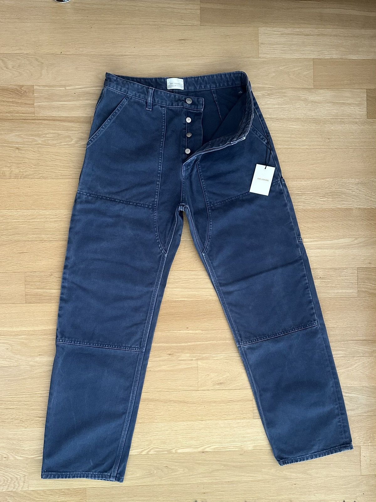 Aime Leon Dore Aime Leon Dore Double Knee Indigo Size US 32 / EU 48 - 1 Thumbnail