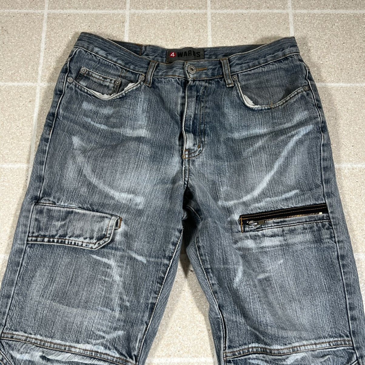 Other 4WARDS Denim Y2K Cargo Utility Jeans Wide Leg 30x31 Baggy Size US 30 / EU 46 - 2 Thumbnail
