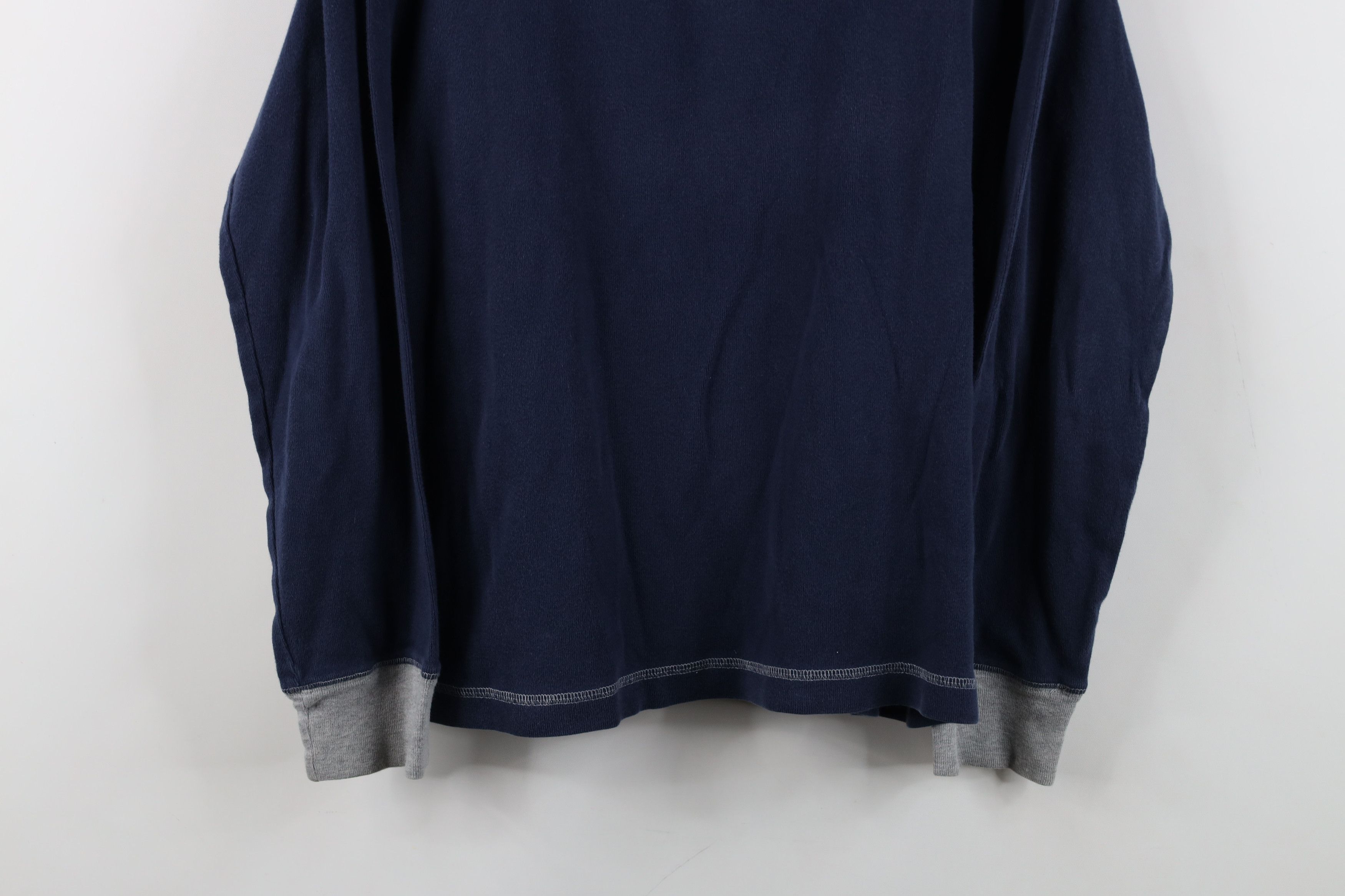 Tommy Hilfiger Vintage 90s Tommy Hilfiger Ribbed Knit Half Zip T-Shirt Size M / US 6-8 / IT 42-44 - 3 Thumbnail