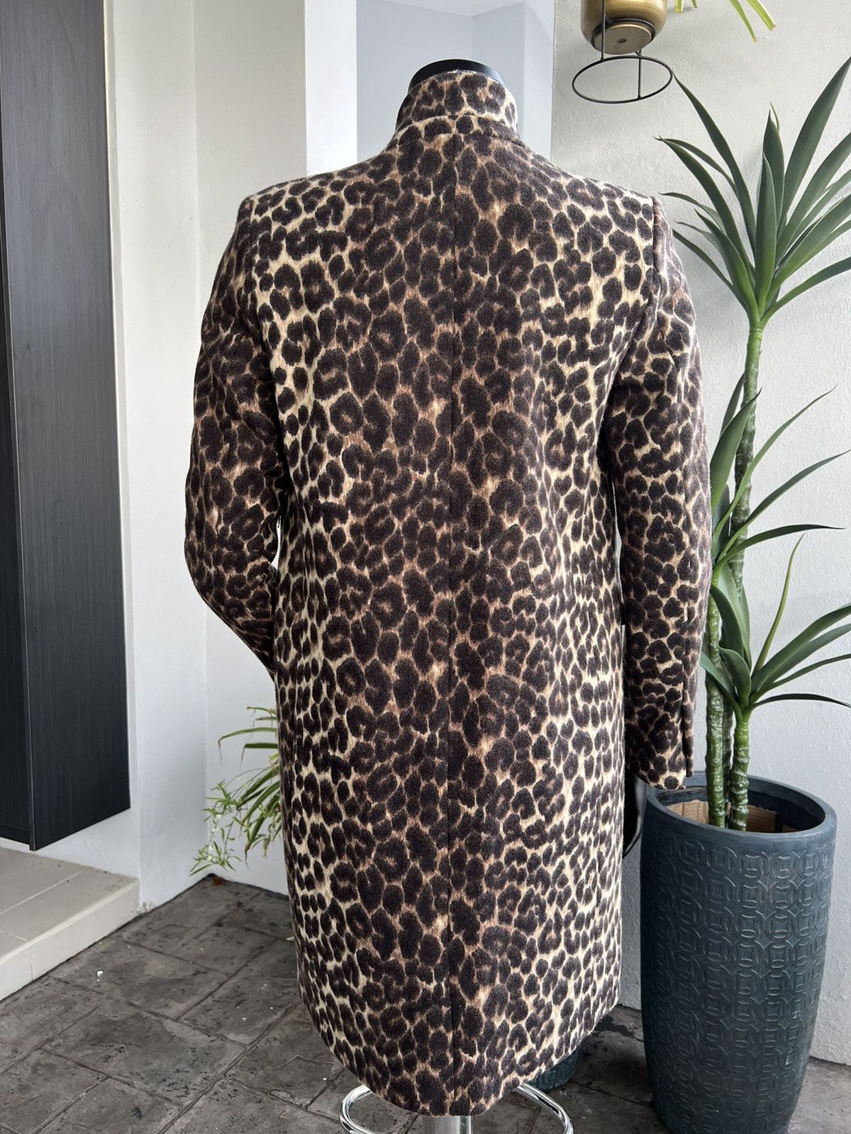 Zara ZARA Leopard Print Faux Suede Jacket Size S / US 4 / IT 40 - 7 Thumbnail